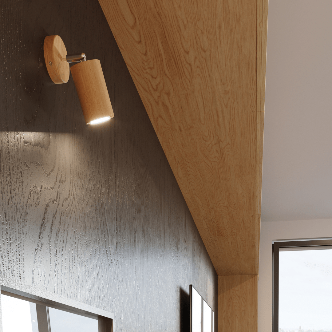Naturholz - Deckenleuchte „Berg 6“ – Deckenlampen in Naturholz | Dexity Lichtdesign