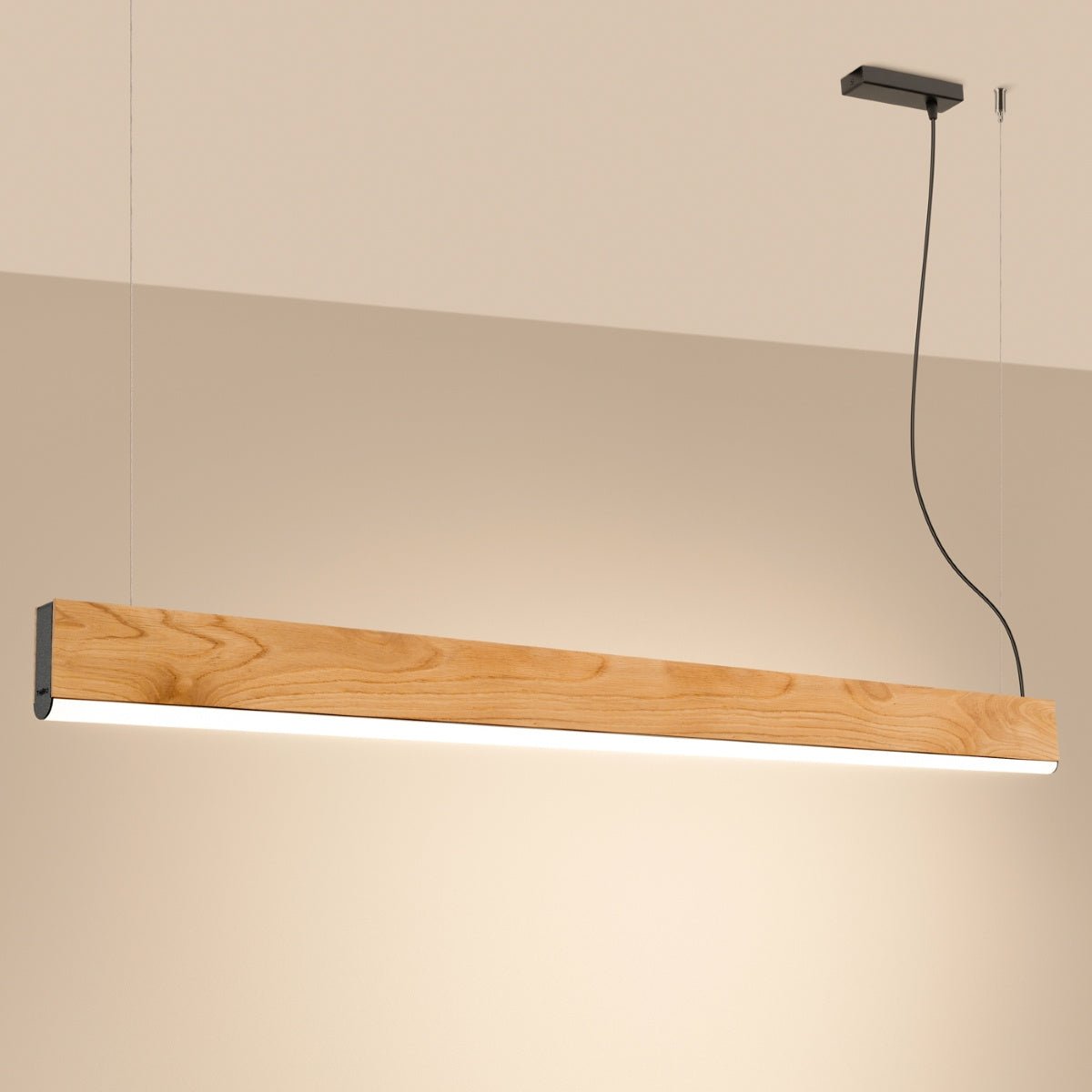 Naturholz - Hängeleuchte "LYKKE 150" 3000K – Pendelleuchte in | Dexity Lichtdesign