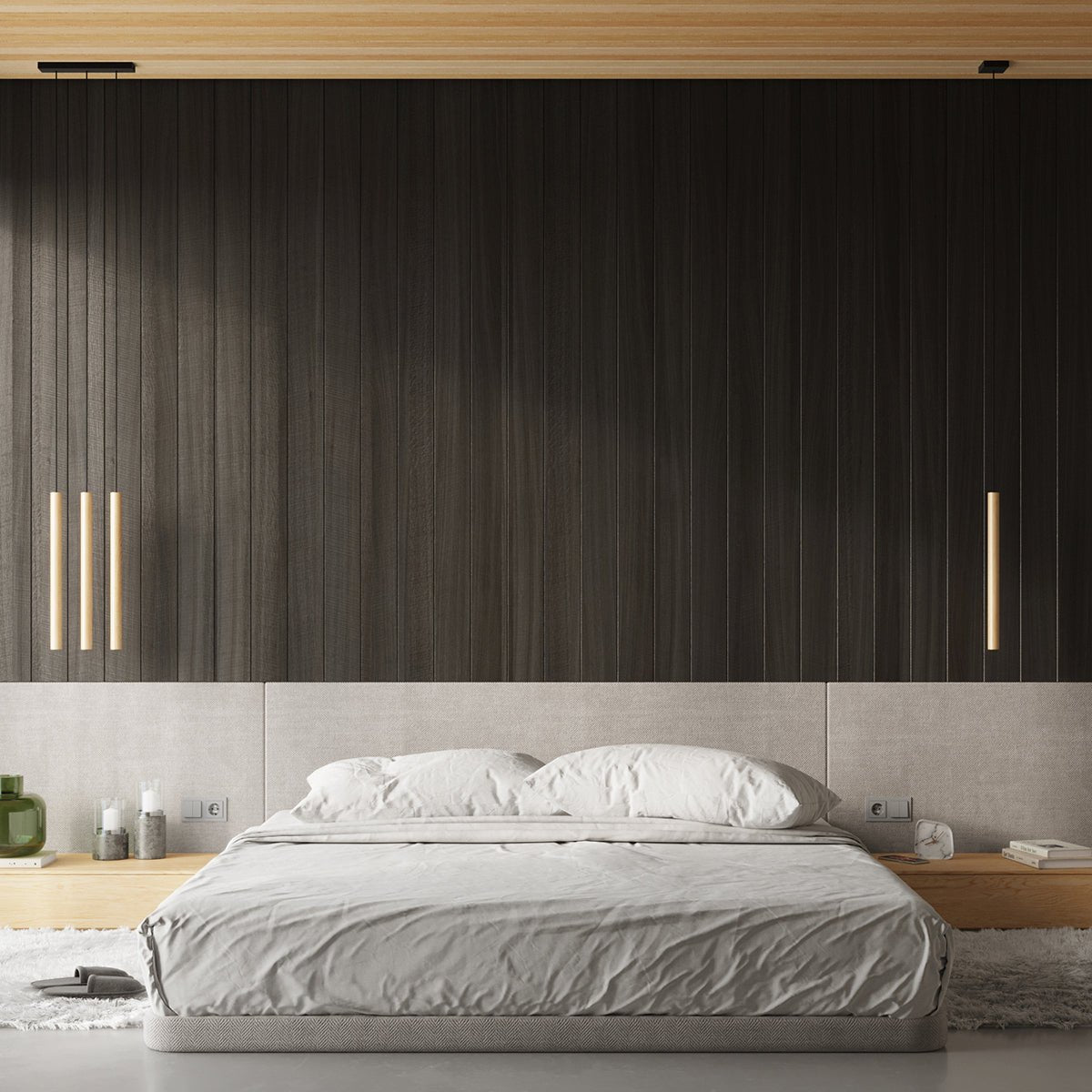 Naturholz - Pendelleuchten "PASTELO 1" – Pendelleuchten in Naturholz | Dexity Lichtdesign