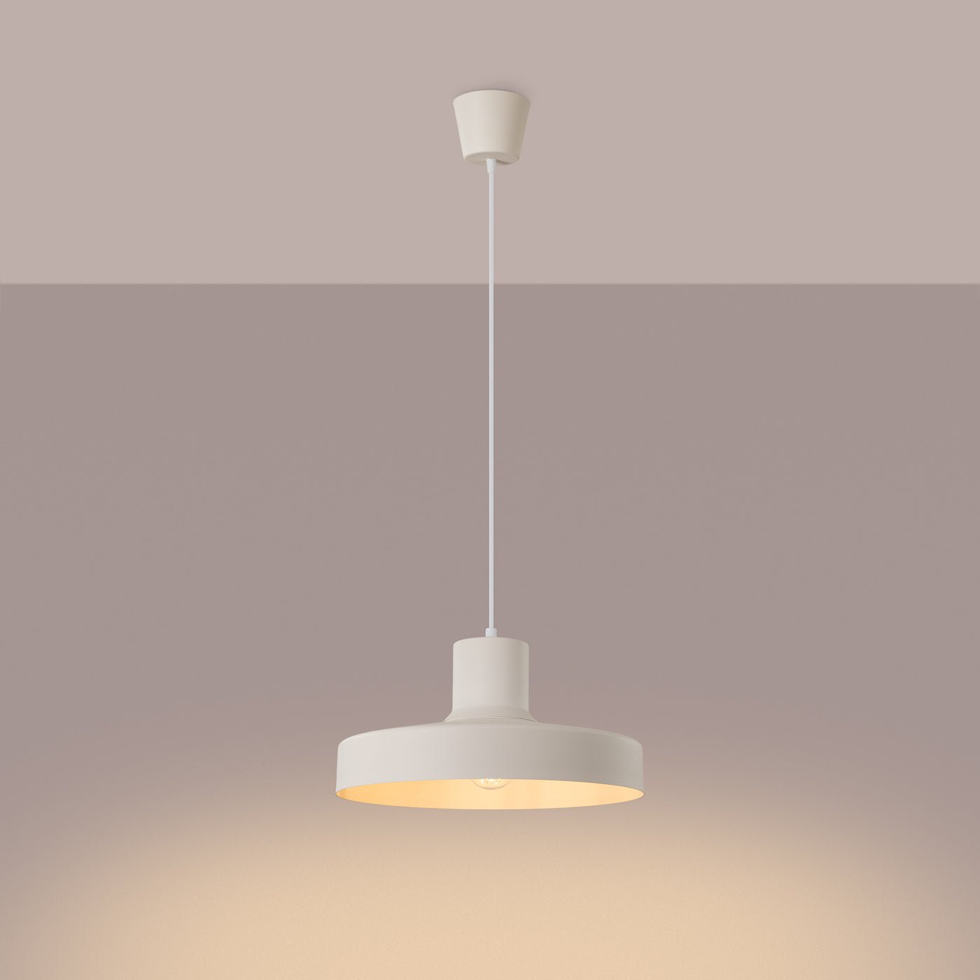 Pendelleuchte "BILO" – Pendelleuchte in Beige | Dexity Lichtdesign