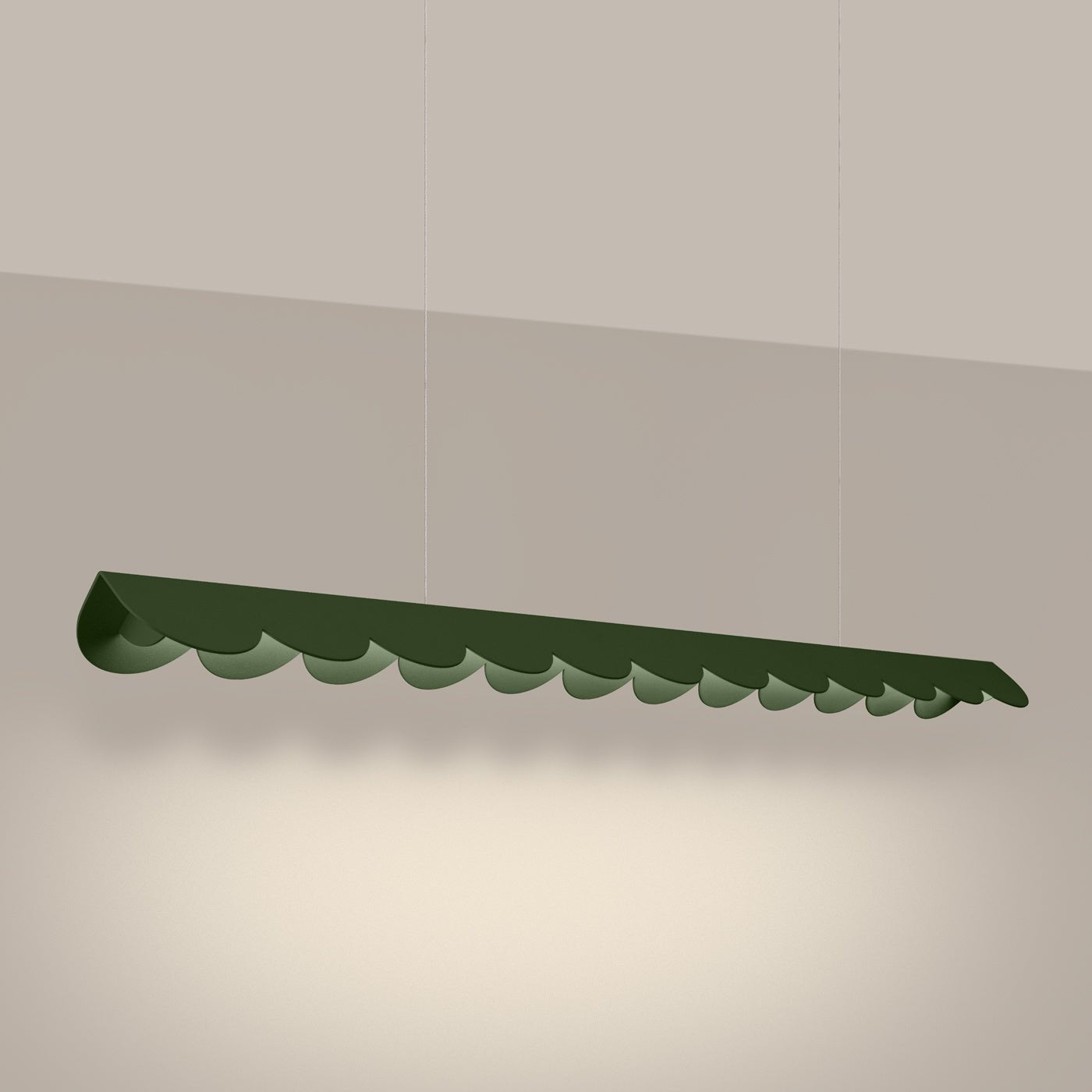 Pendelleuchte "BISCUIT" 3000K – Pendelleuchte in Olivgrün | Dexity Lichtdesign