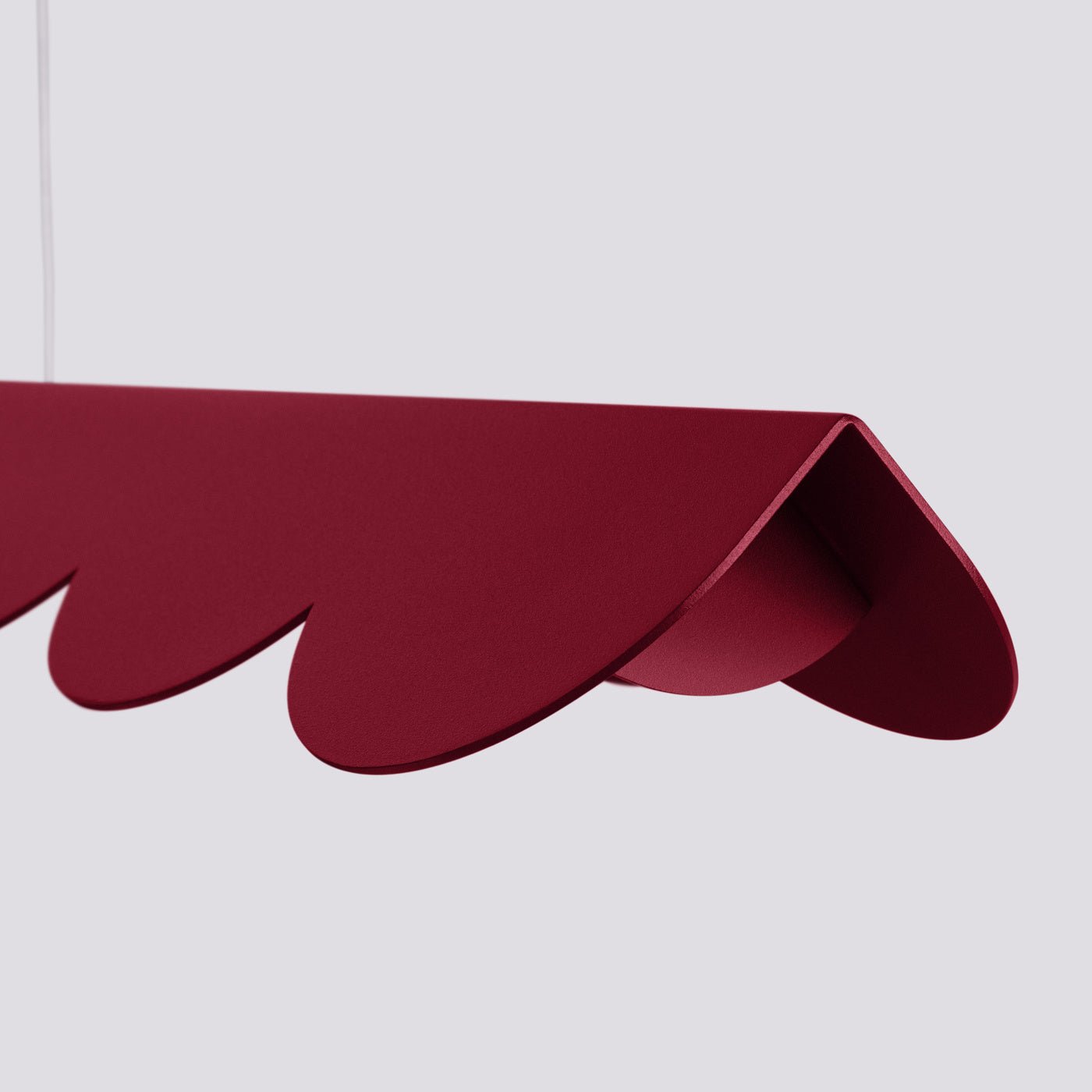 Pendelleuchte "BISCUIT" 3000K – Pendelleuchte in Burgunderrot | Dexity Lichtdesign