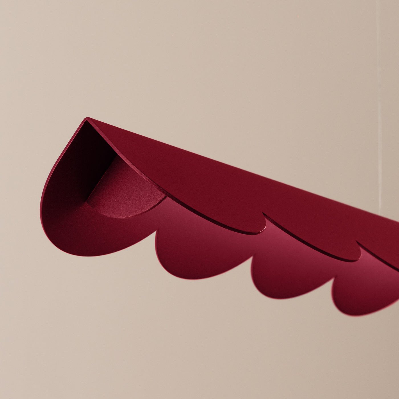 Pendelleuchte "BISCUIT" 3000K – Pendelleuchte in Burgunderrot | Dexity Lichtdesign