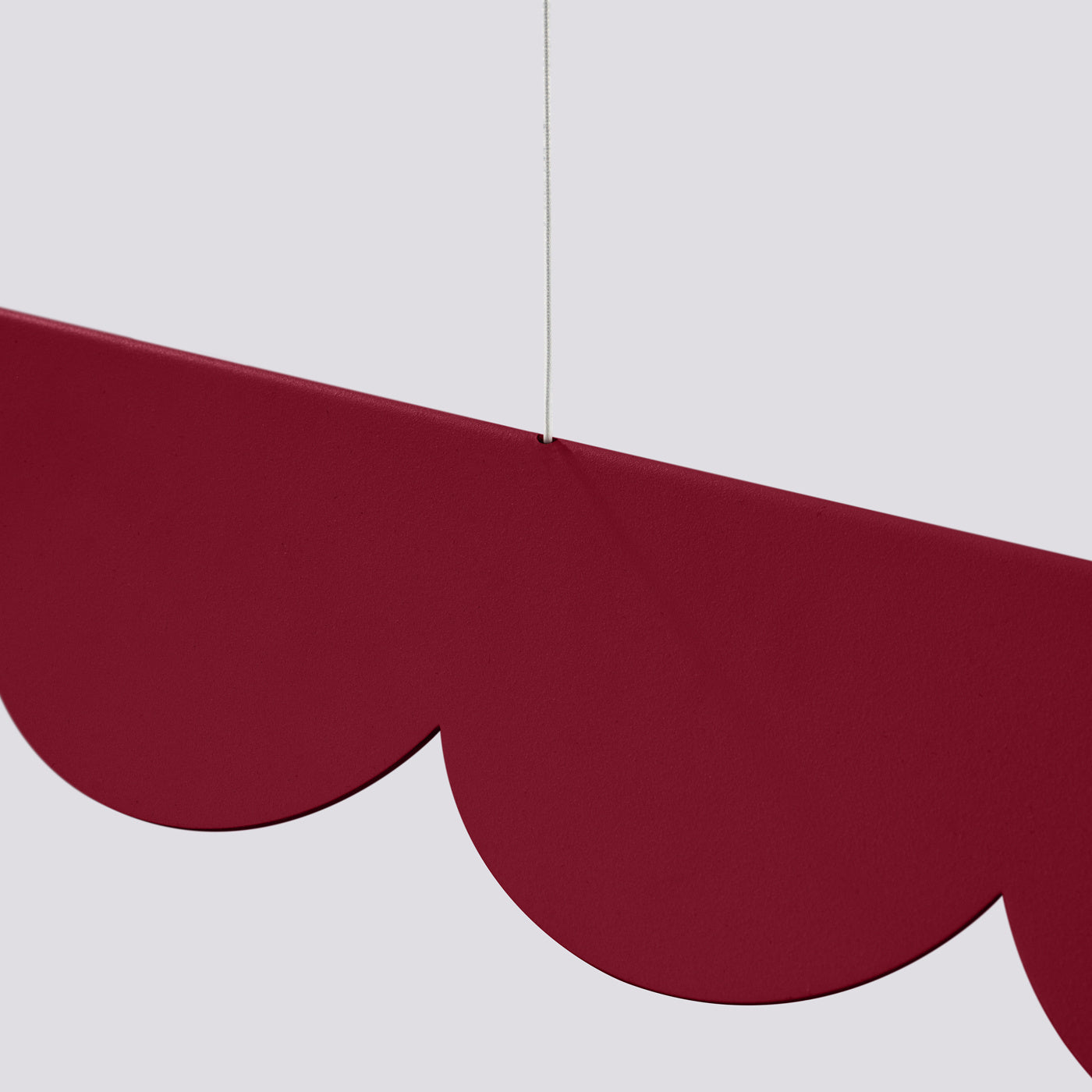 Pendelleuchte "BISCUIT" 3000K – Pendelleuchte in Burgunderrot | Dexity Lichtdesign