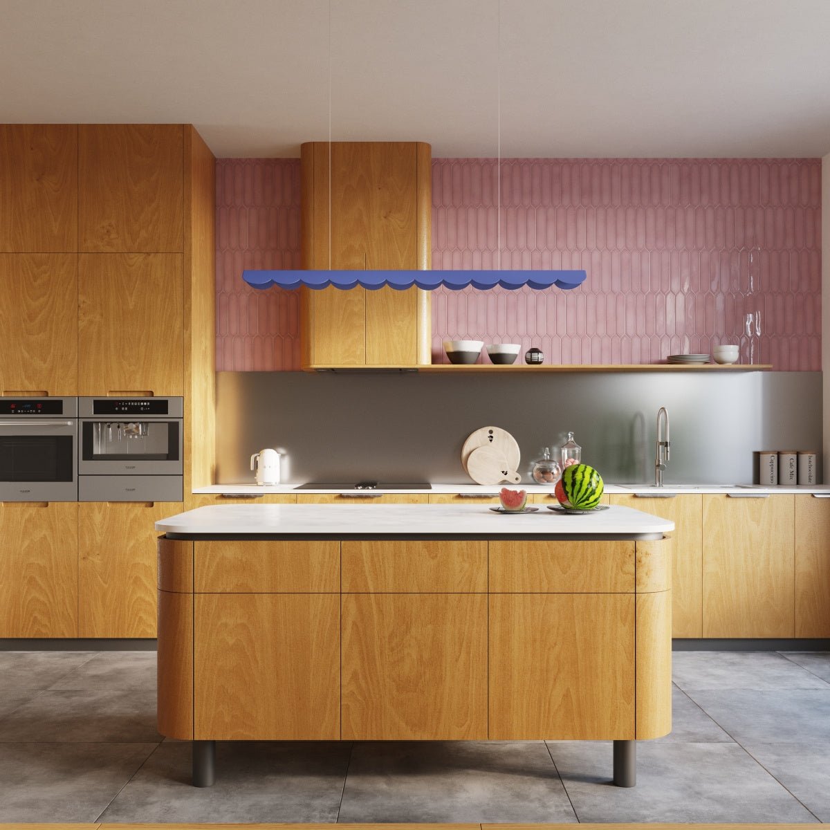 Pendelleuchte "BISCUIT" 4000K – Pendelleuchte in Ultramarin | Dexity Lichtdesign