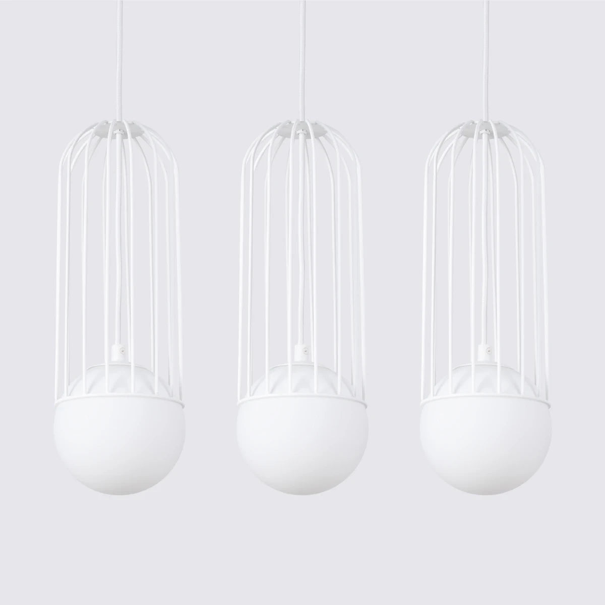 Pendelleuchte "BRINA 3L" – Pendelleuchten in Weiß | Dexity Lichtdesign