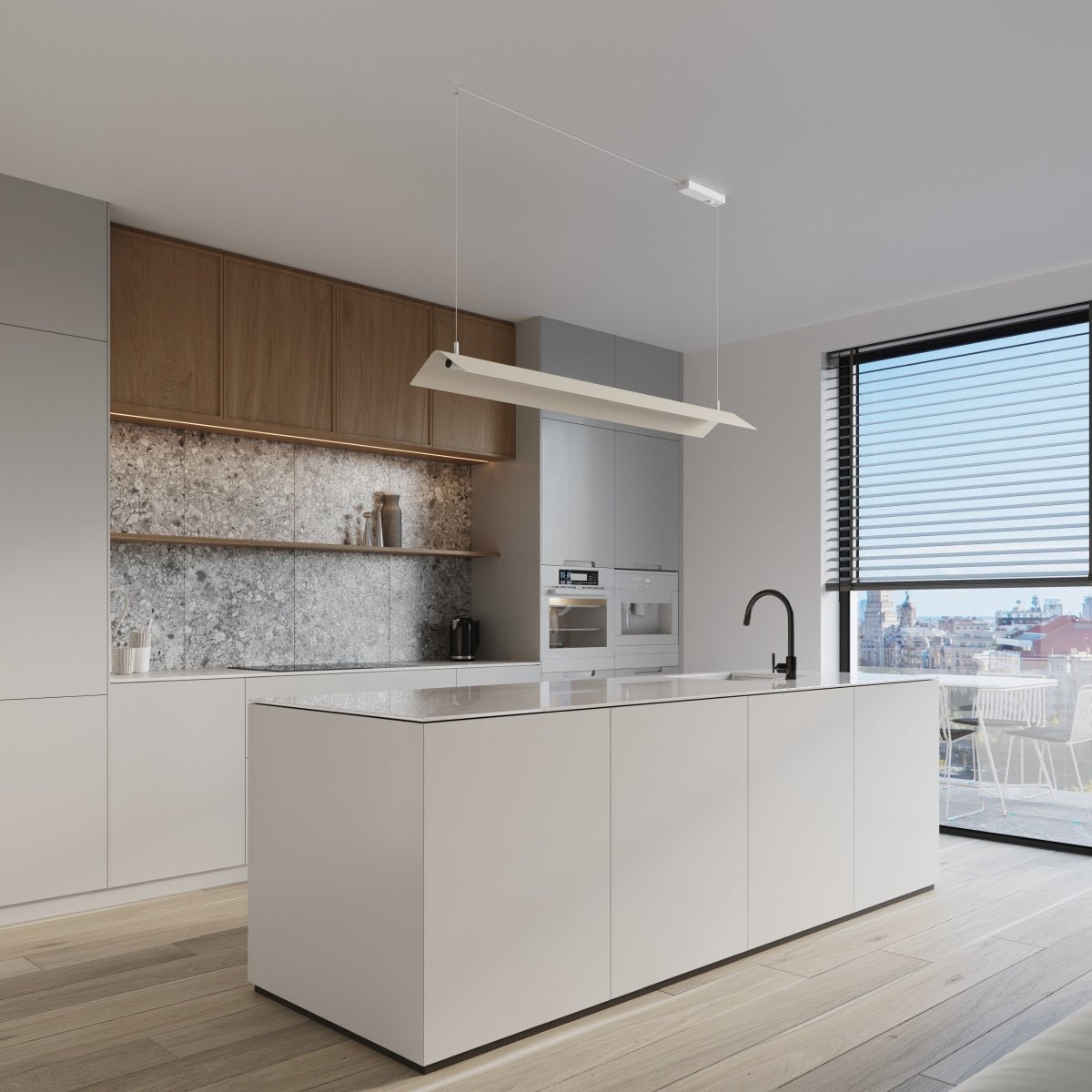 Pendelleuchte "ELVA" 3000K – Pendelleuchte in Beige | Dexity Lichtdesign