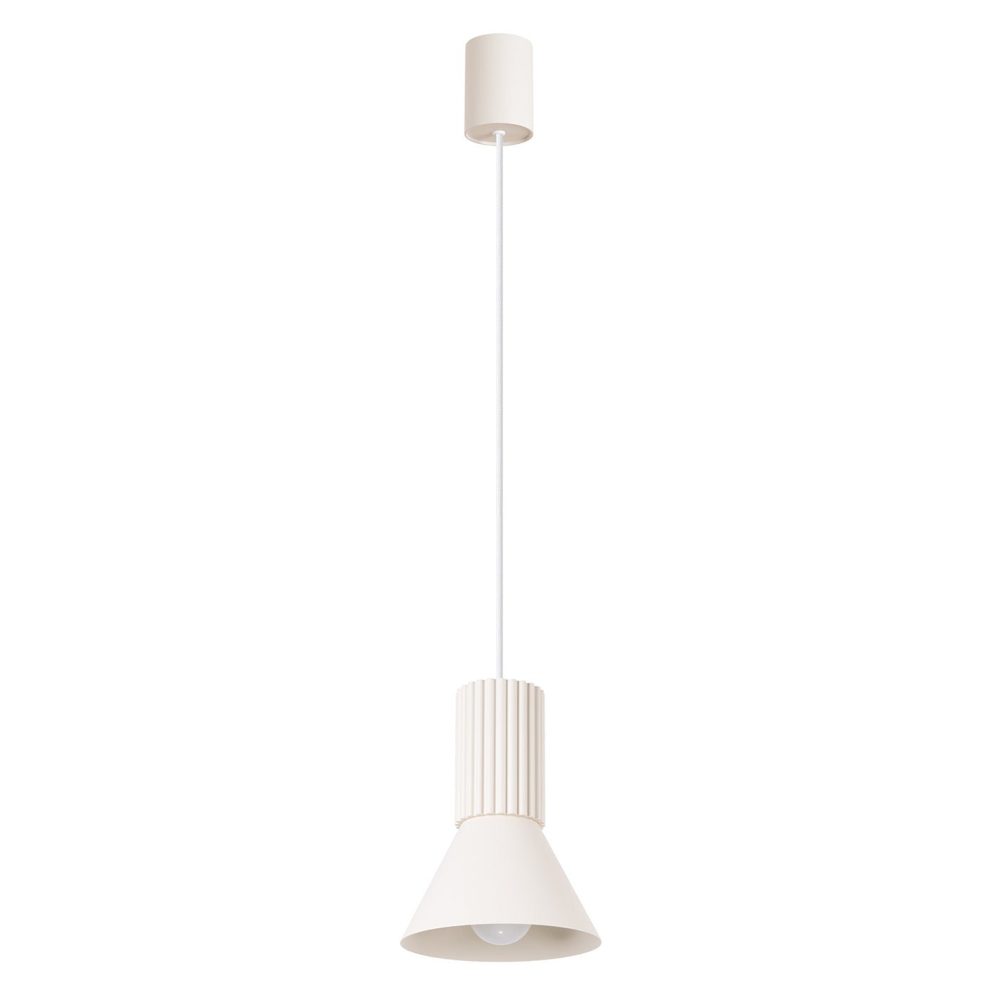 Pendelleuchte "ESTRIA 1" – in Beige | Dexity Lichtdesign