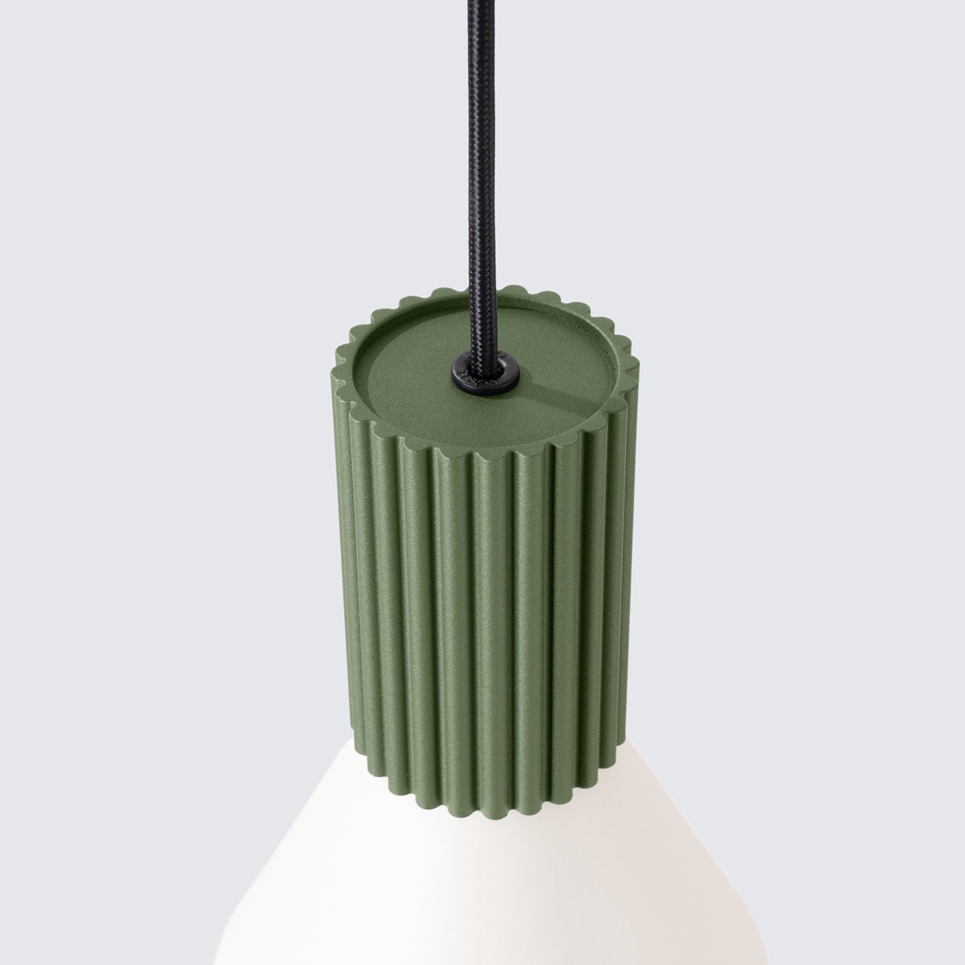 Pendelleuchte "ESTRIA 1" – in Olivgrün | Dexity Lichtdesign