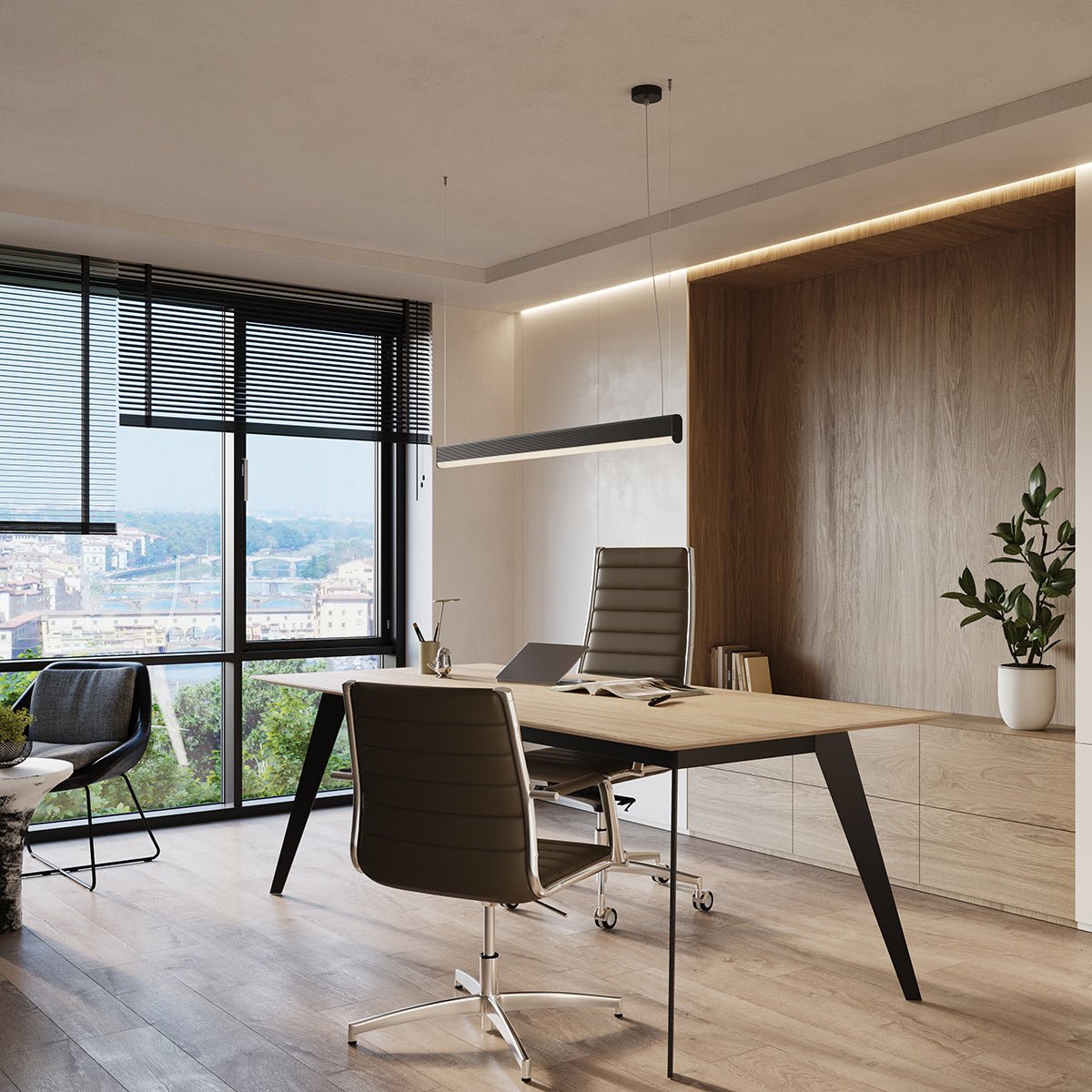 Pendelleuchte "FARGE" 4000K – Pendelleuchte in Schwarz | Dexity Lichtdesign