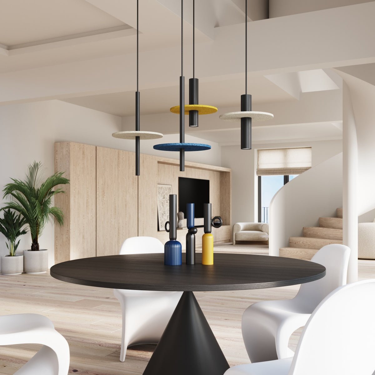 Pendelleuchte "FELTRO 1" – in Gelb | Dexity Lichtdesign