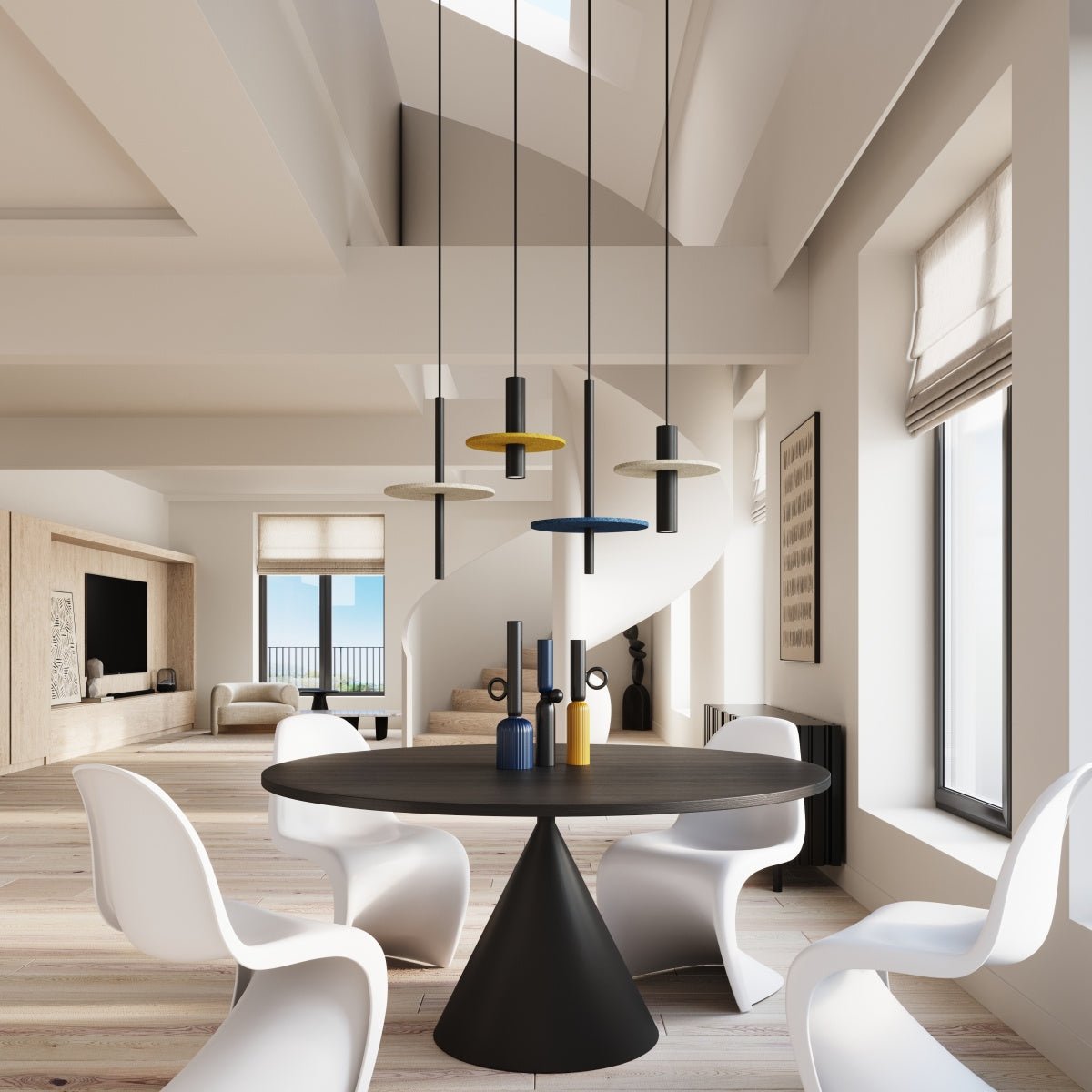 Pendelleuchte "FELTRO 1" – in Gelb | Dexity Lichtdesign