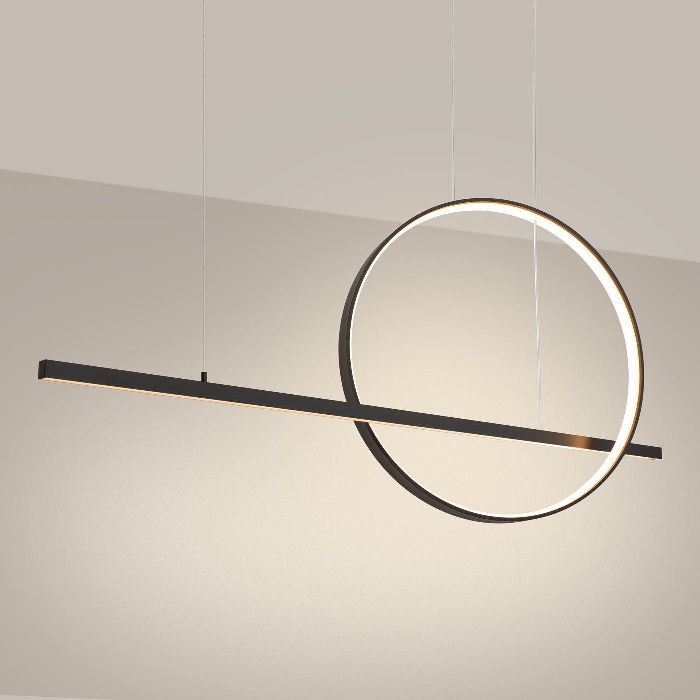 Pendelleuchte "GLAD" 3000K – Pendelleuchte in Schwarz | Dexity Lichtdesign