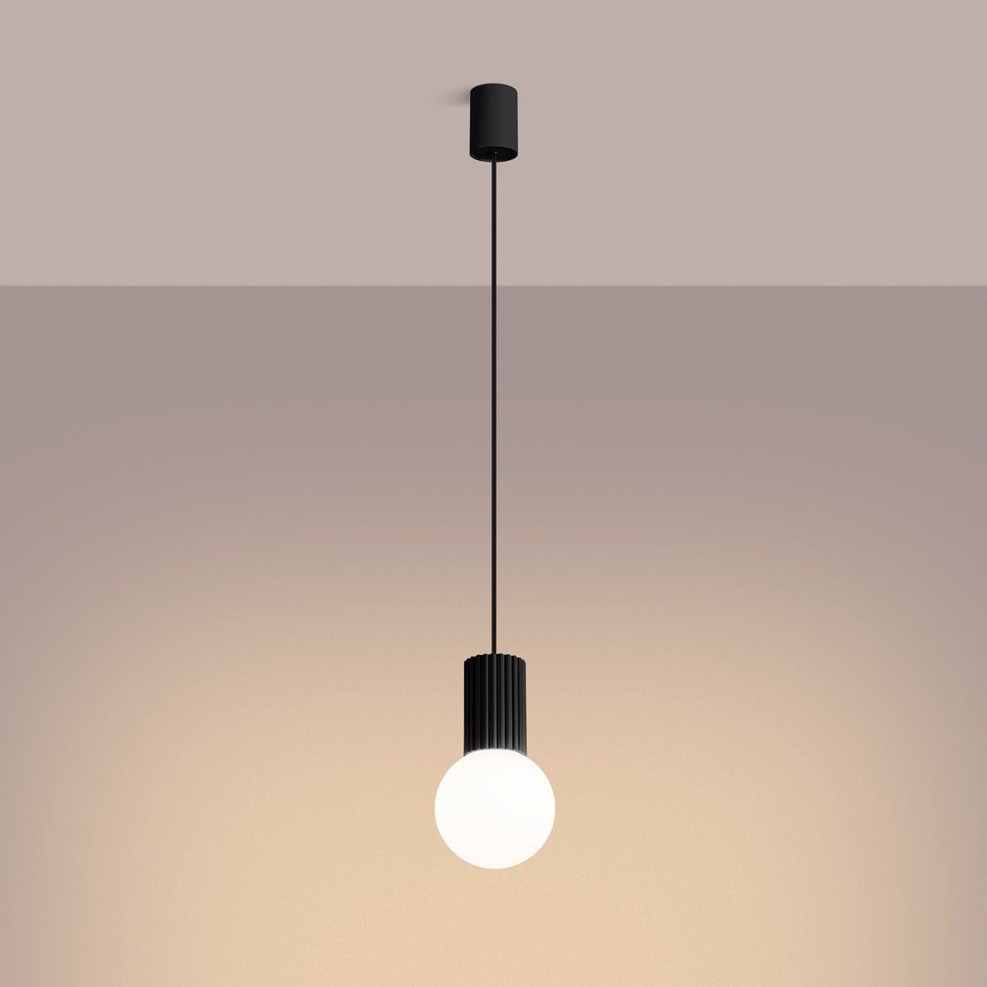 Pendelleuchte "HALO 1" – Pendelleuchte in Schwarz | Dexity Lichtdesign