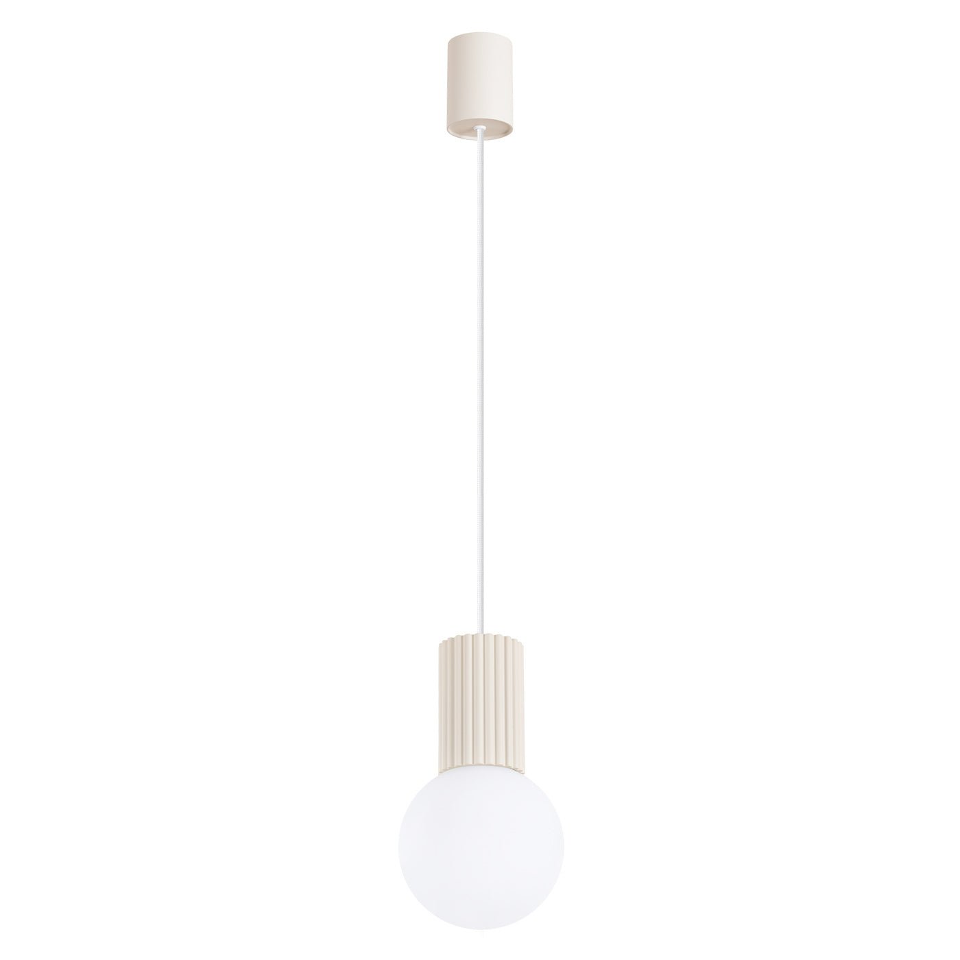 Pendelleuchte "HALO 1" – Pendelleuchte in Beige | Dexity Lichtdesign