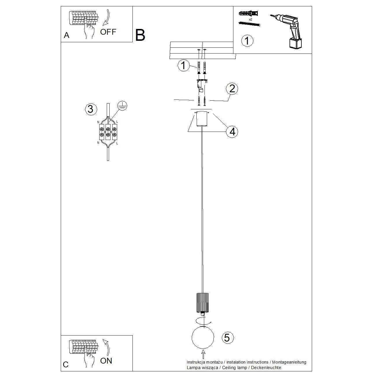 Pendelleuchte "HALO 1" – Pendelleuchte in Roter Ocker | Dexity Lichtdesign