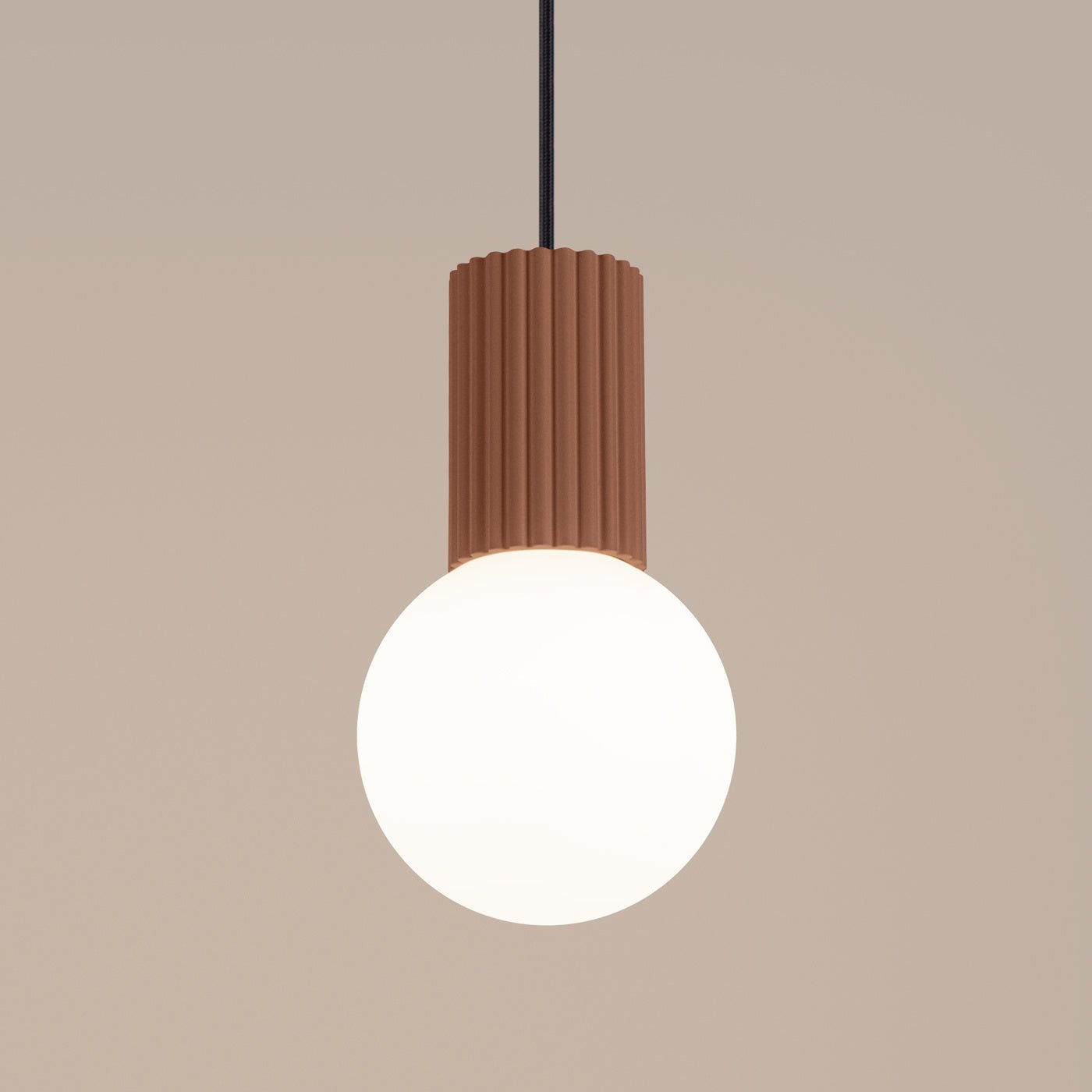 Pendelleuchte "HALO 1" – Pendelleuchte in Mokka | Dexity Lichtdesign