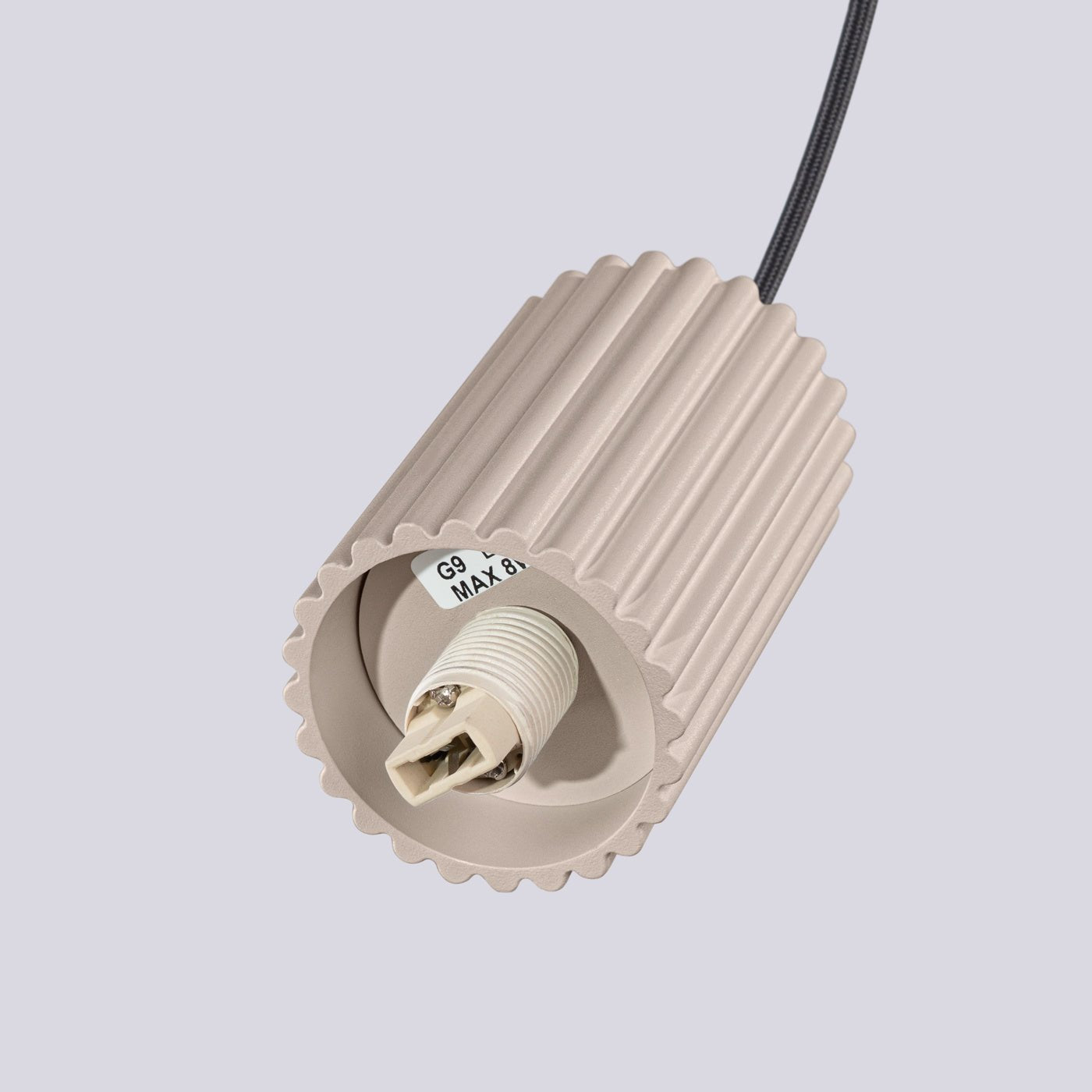 Pendelleuchte "HALO 1" – Pendelleuchte in Taupe | Dexity Lichtdesign