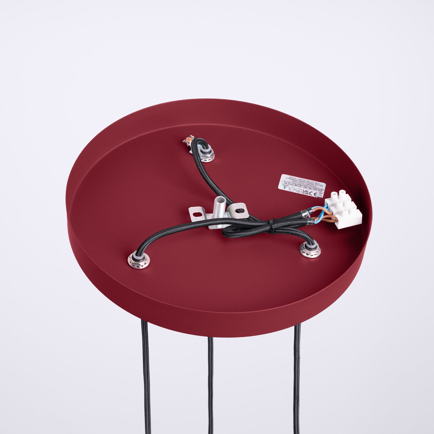 Pendelleuchte "HALO 3P" – Pendelleuchten in Burgunderrot | Dexity Lichtdesign