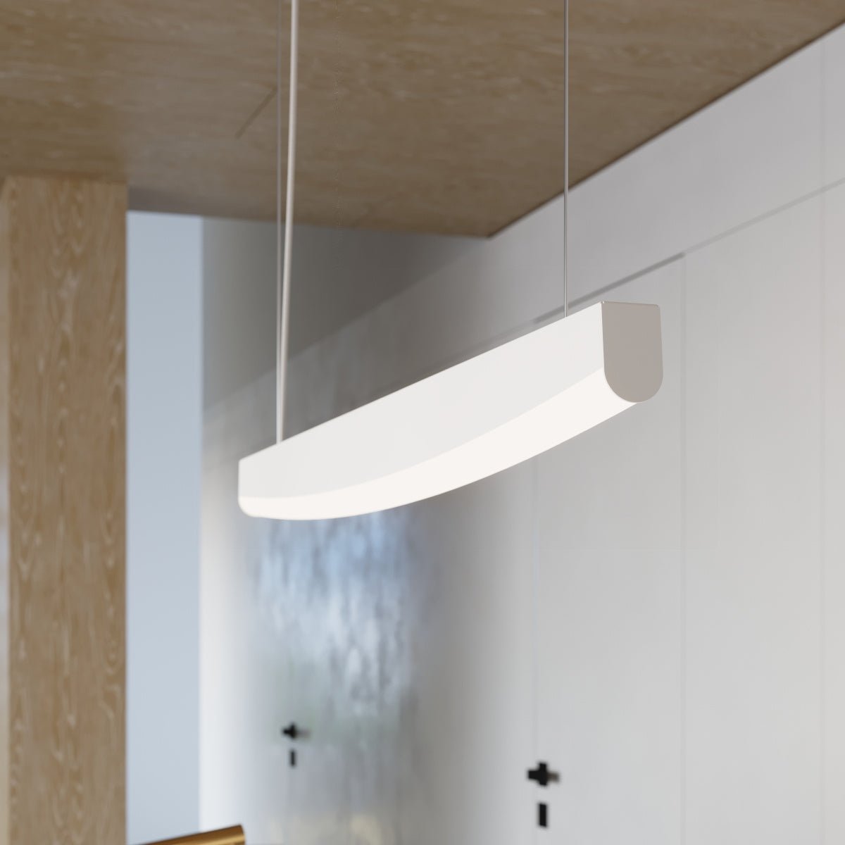 Pendelleuchte "JORUN 120" 3000K – Pendelleuchte in Weiß | Dexity Lichtdesign