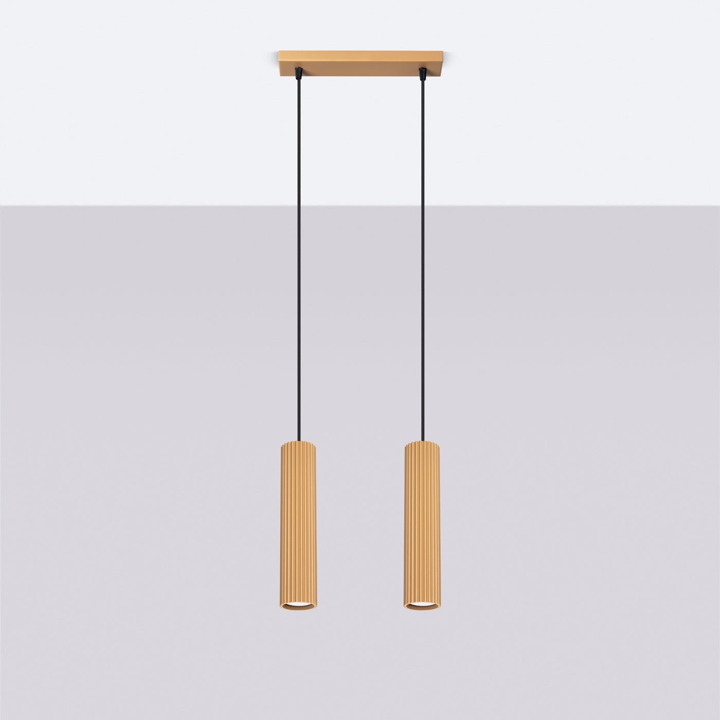 Pendelleuchte "KARBON 2" – Pendelleuchte in Golden | Dexity Lichtdesign