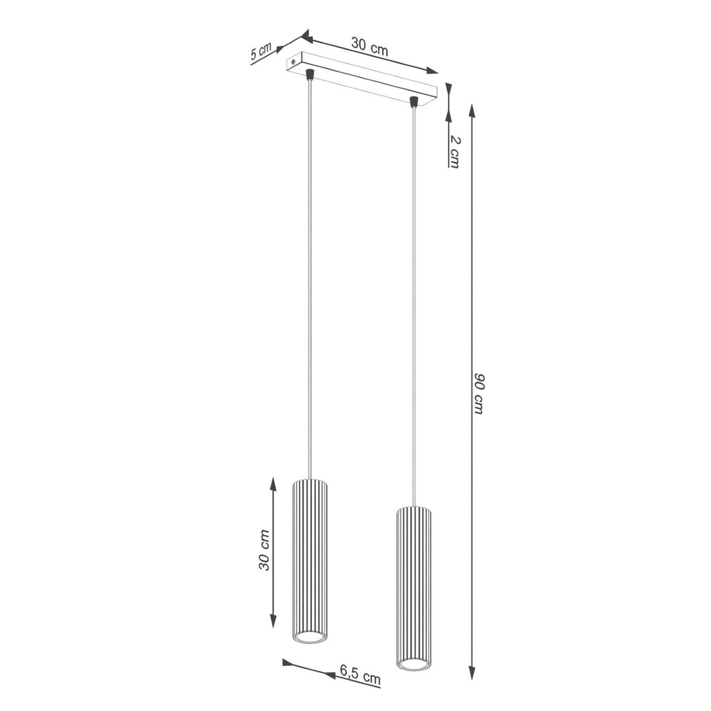 Pendelleuchte "KARBON 2" – Pendelleuchte in Olivgrün | Dexity Lichtdesign