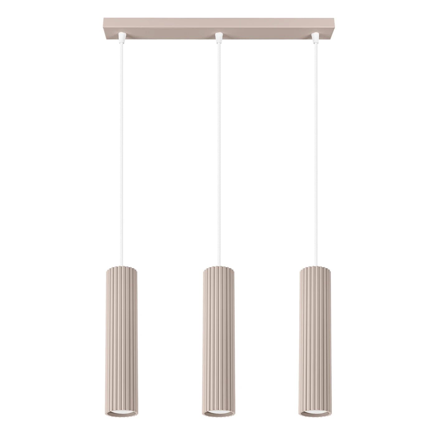 Pendelleuchte "KARBON 3L" – Pendelleuchte in Taupe | Dexity Lichtdesign