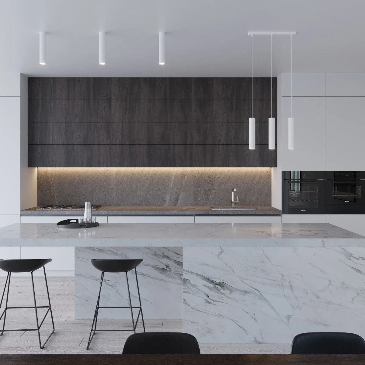 Pendelleuchte "LAGOS 1" – Pendelleuchte in Weiß | Dexity Lichtdesign