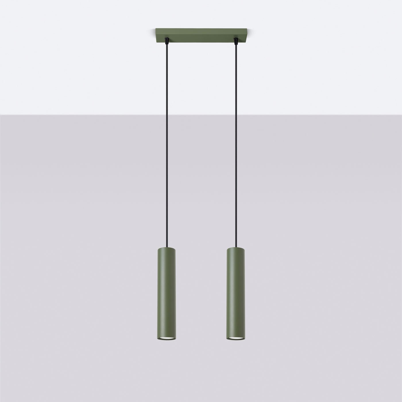 Pendelleuchte "LAGOS 2" – Pendelleuchte in Olivgrün | Dexity Lichtdesign