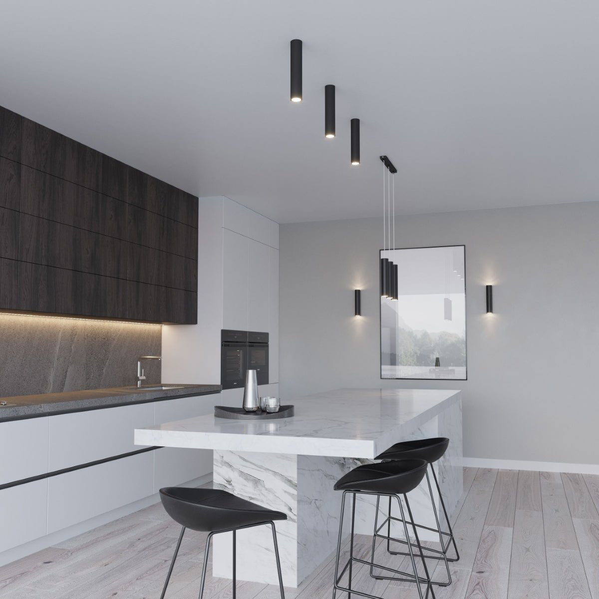 Pendelleuchte "LAGOS 3P" – Pendelleuchte in Schwarz | Dexity Lichtdesign