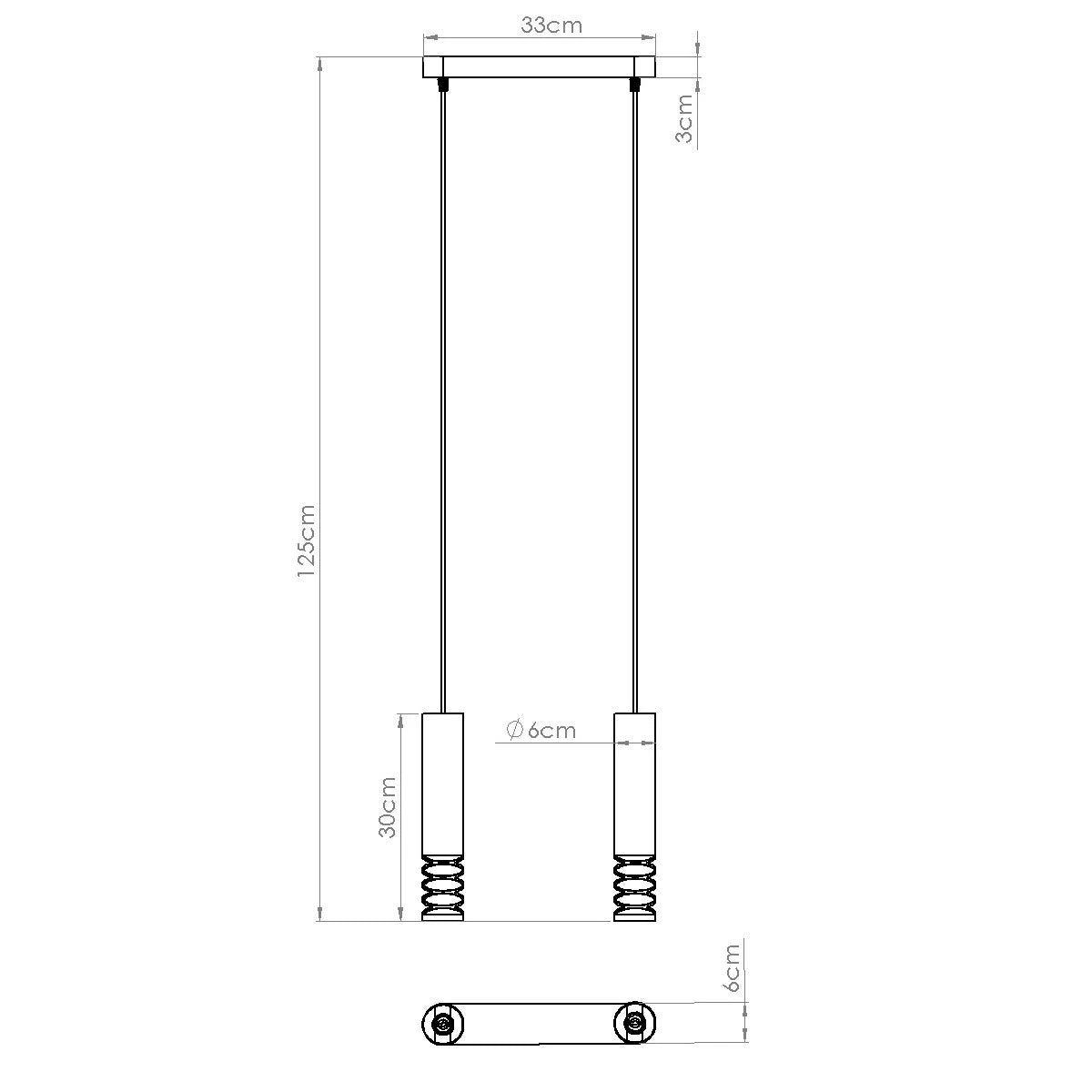 Pendelleuchte "LAMI 2" – Pendelleuchte in Weiß | Dexity Lichtdesign