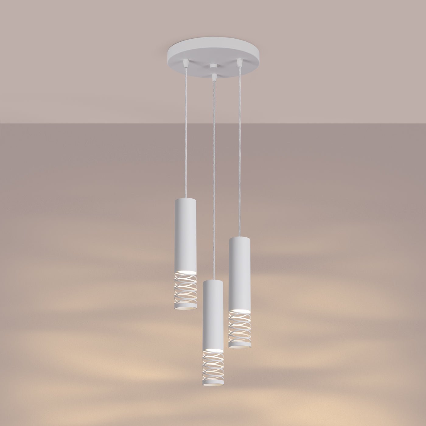 Pendelleuchte "LAMI 3P" – Pendelleuchte in Weiß | Dexity Lichtdesign