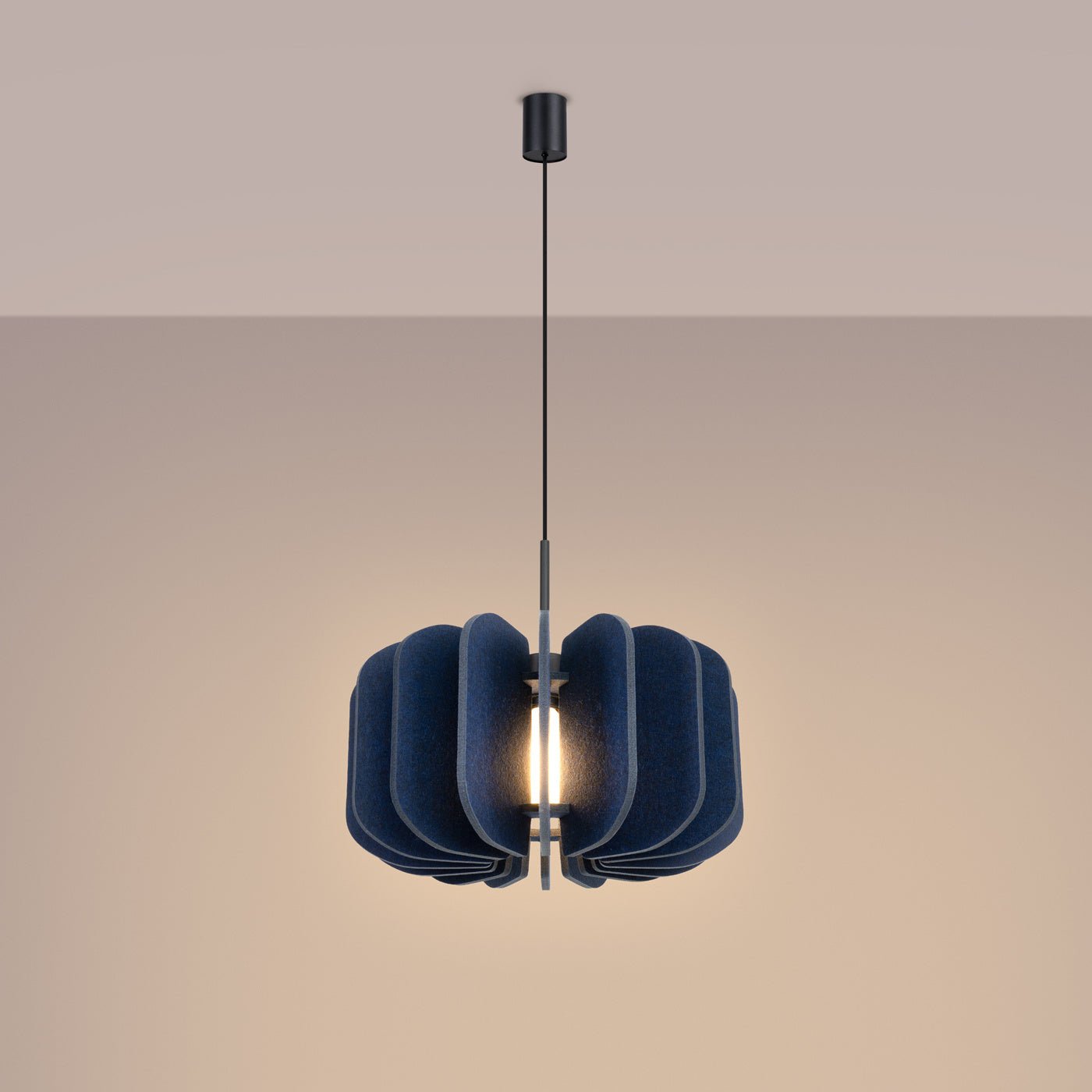 Pendelleuchte "MULA 45" – in Marineblau | Dexity Lichtdesign