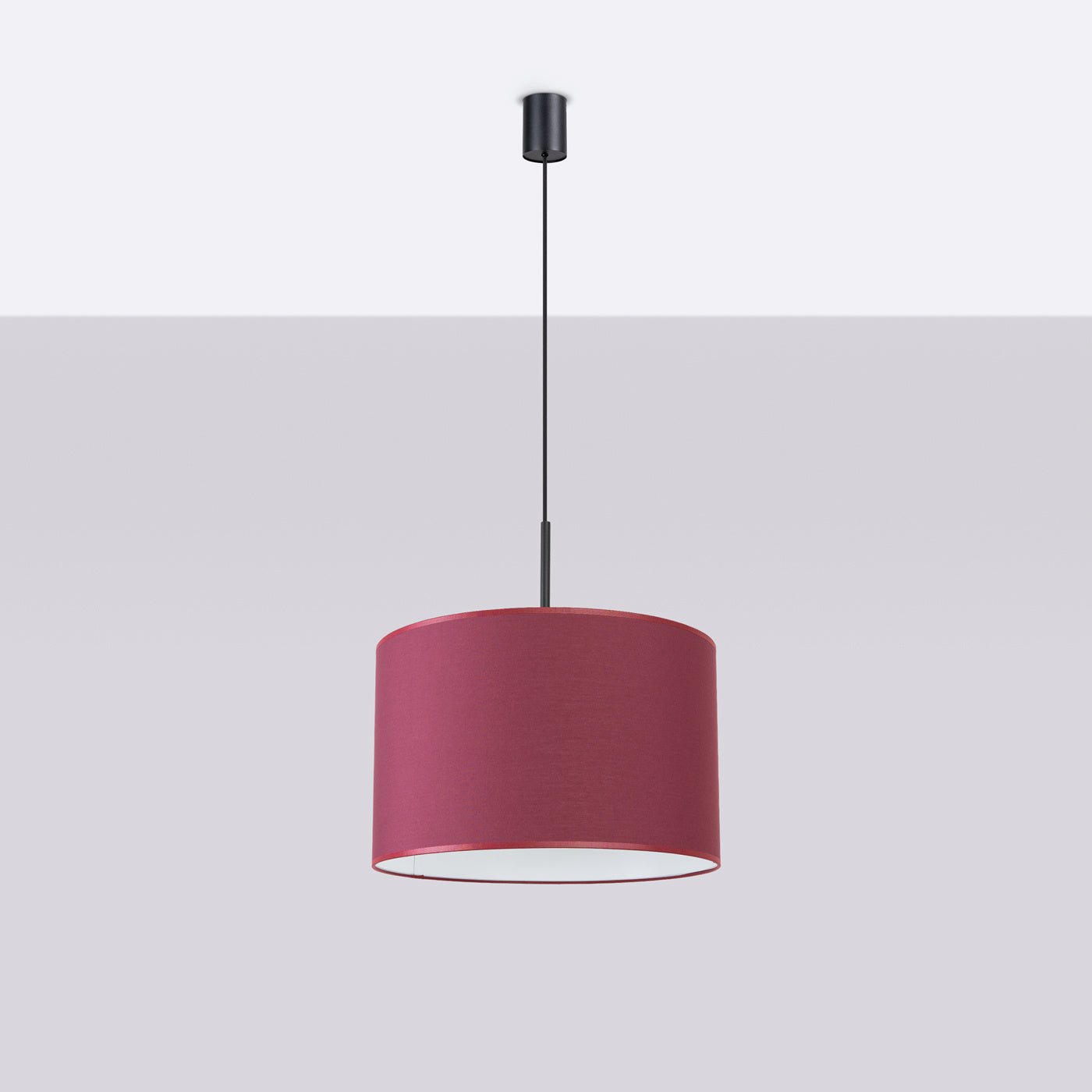 Pendelleuchte "NEVIA" – in Burgunderrot | Dexity Lichtdesign