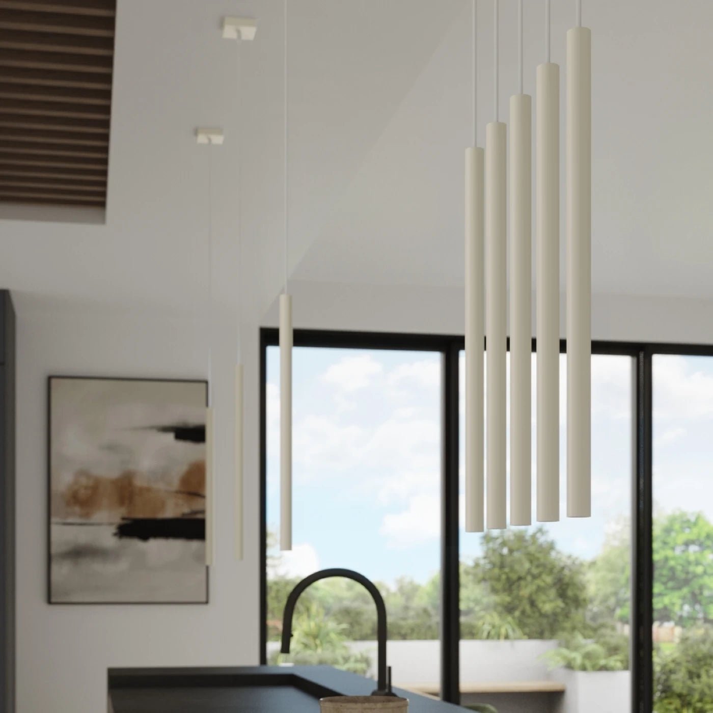 Pendelleuchte "PASTELO 3" – Pendelleuchte in Beige | Dexity Lichtdesign