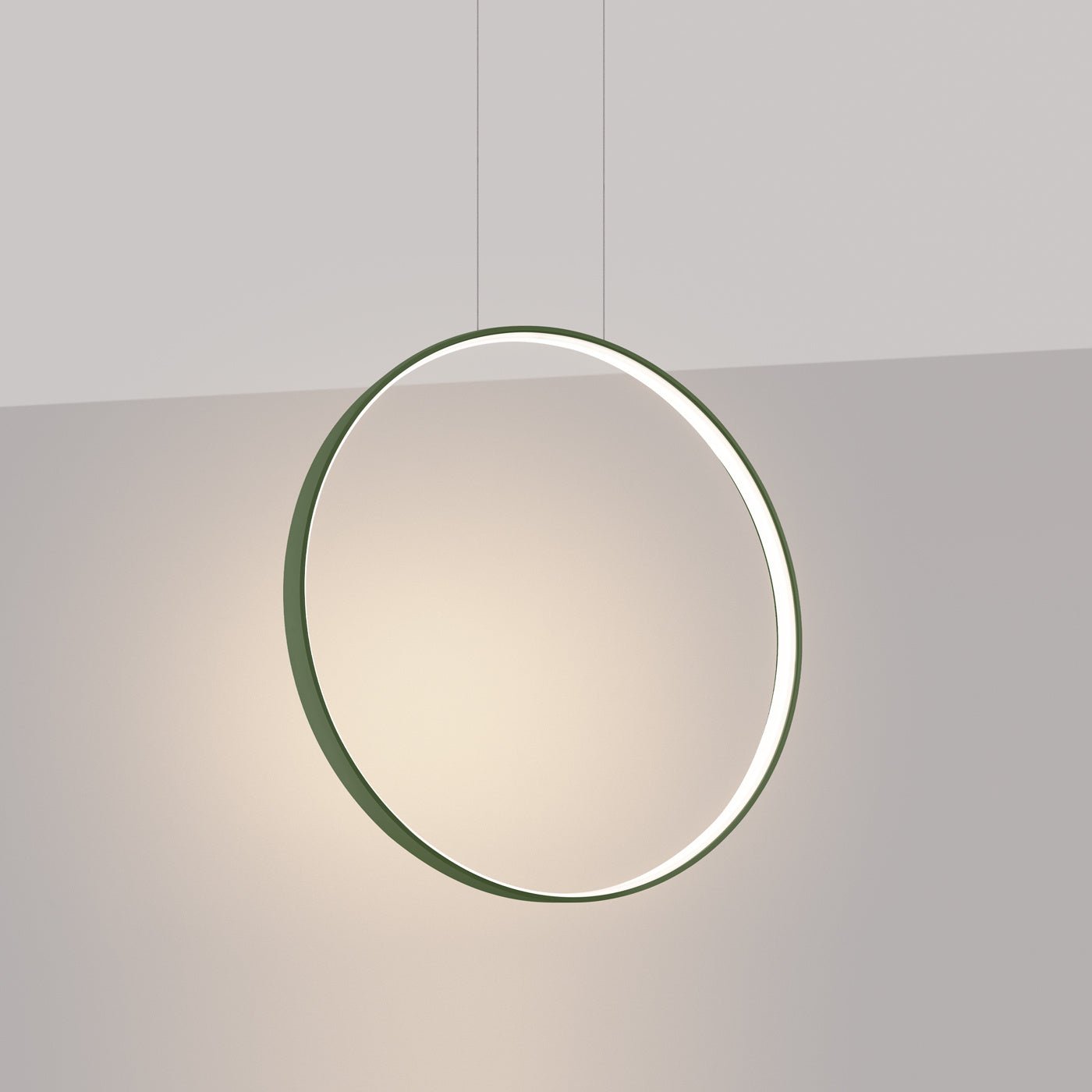 Pendelleuchte "RIO 55" 3000K – Pendelleuchte in Olivgrün | Dexity Lichtdesign