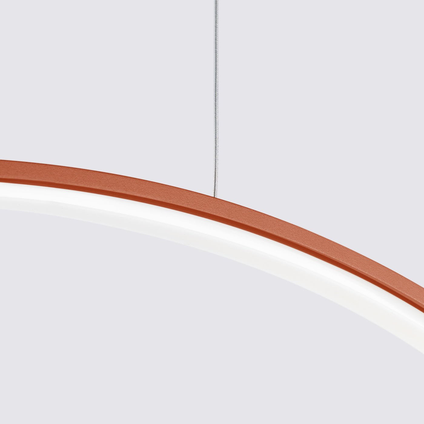 Pendelleuchte "RIO 78" 4000K – Pendelleuchte in Roter Ocker | Dexity Lichtdesign