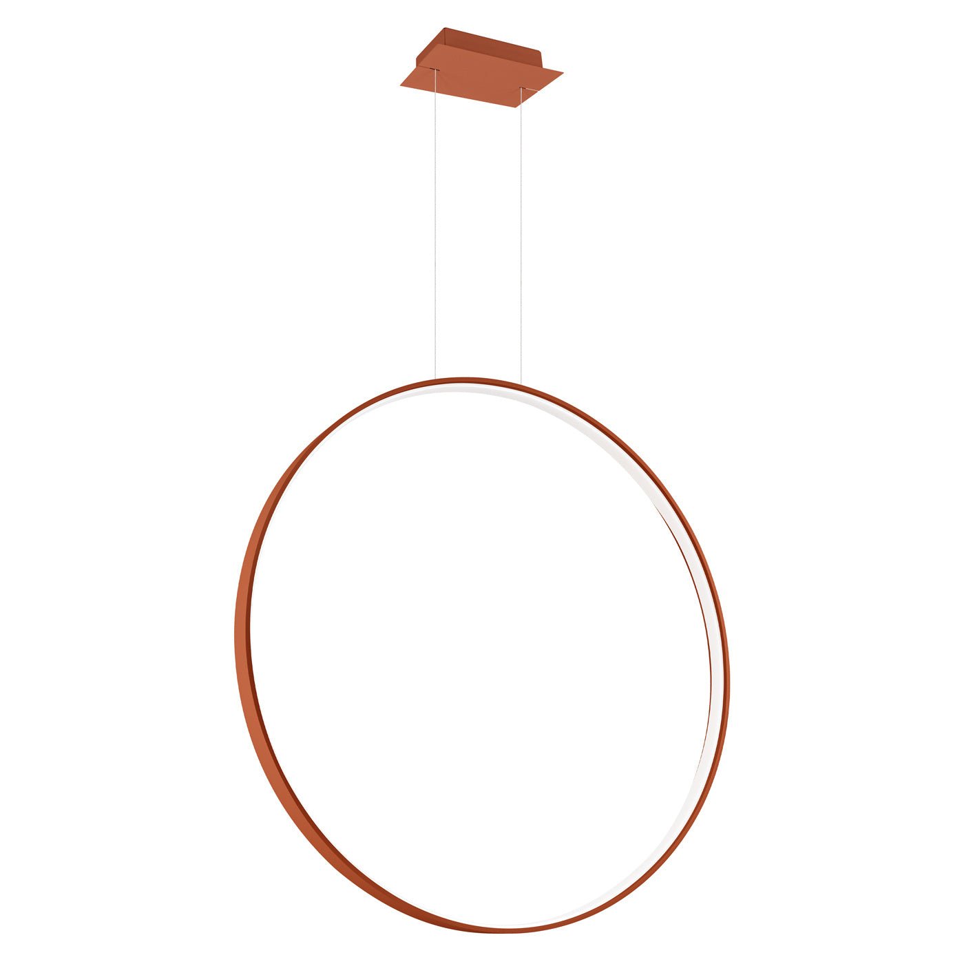 Pendelleuchte "RIO 78" 4000K – Pendelleuchte in Roter Ocker | Dexity Lichtdesign