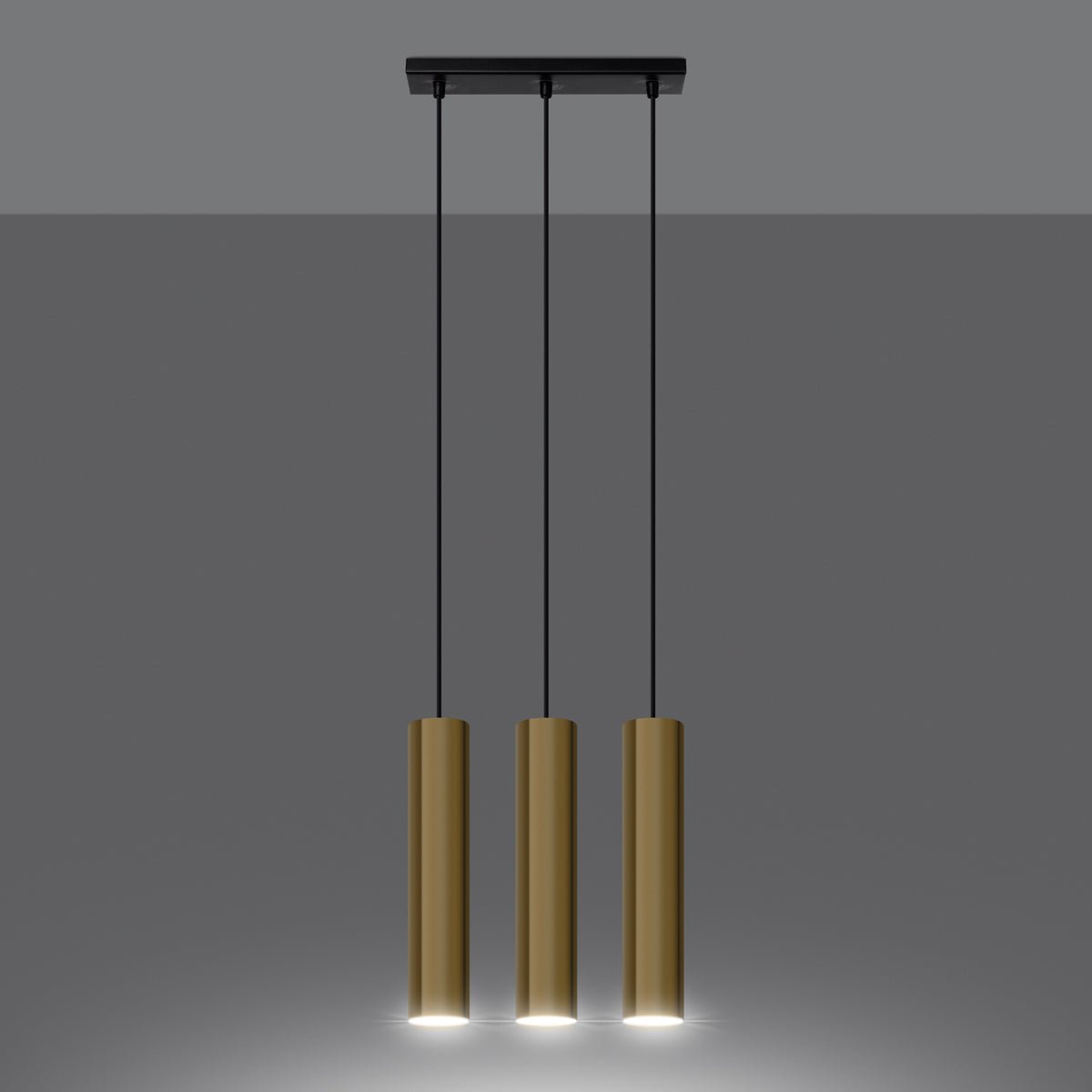 Pendelleuchten "LAGOS 3" Glanzgold – Pendelleuchten in Glanzgold | Dexity Lichtdesign