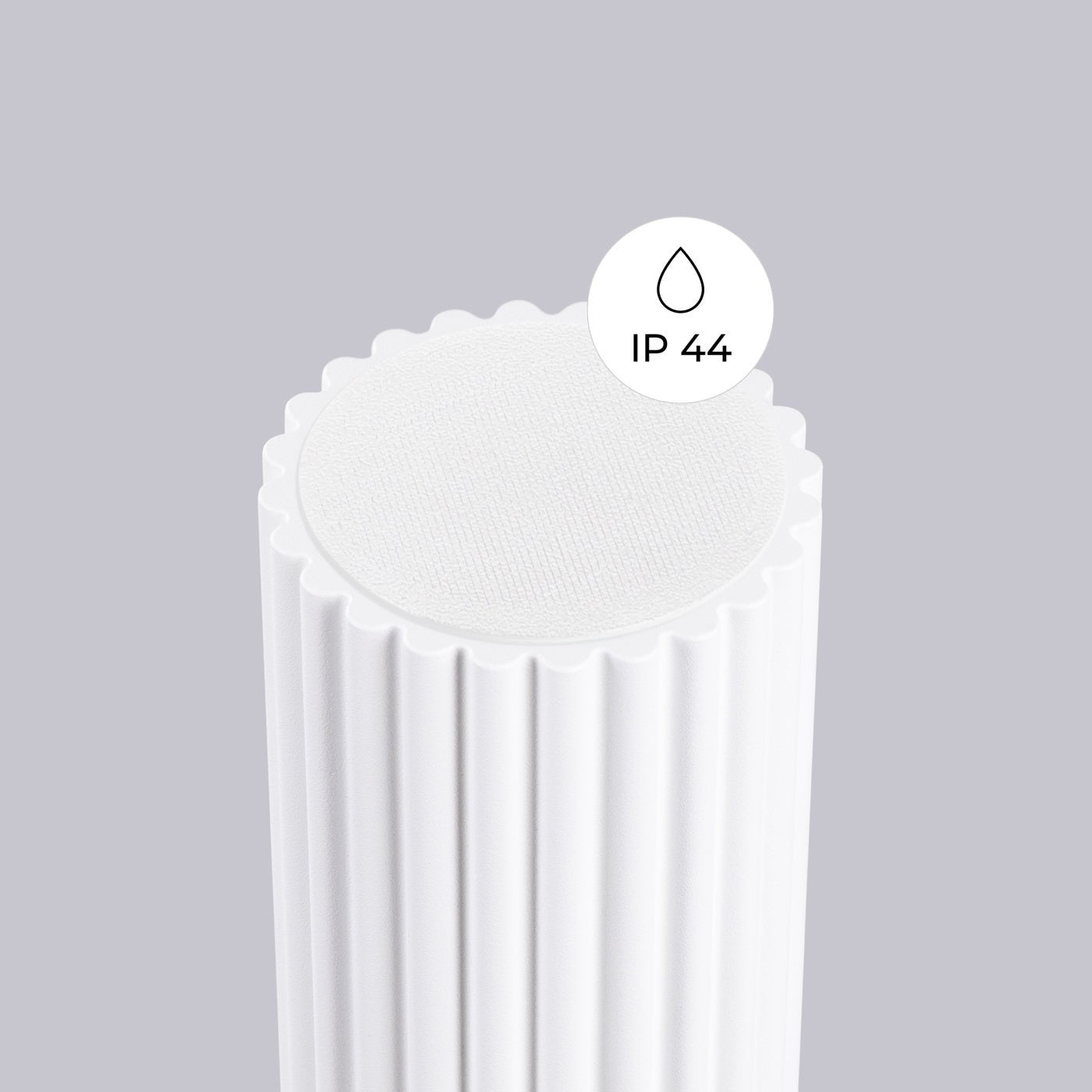 Plafond "HALO" (IP44) – Deckenleuchte in Weiß | Dexity Lichtdesign