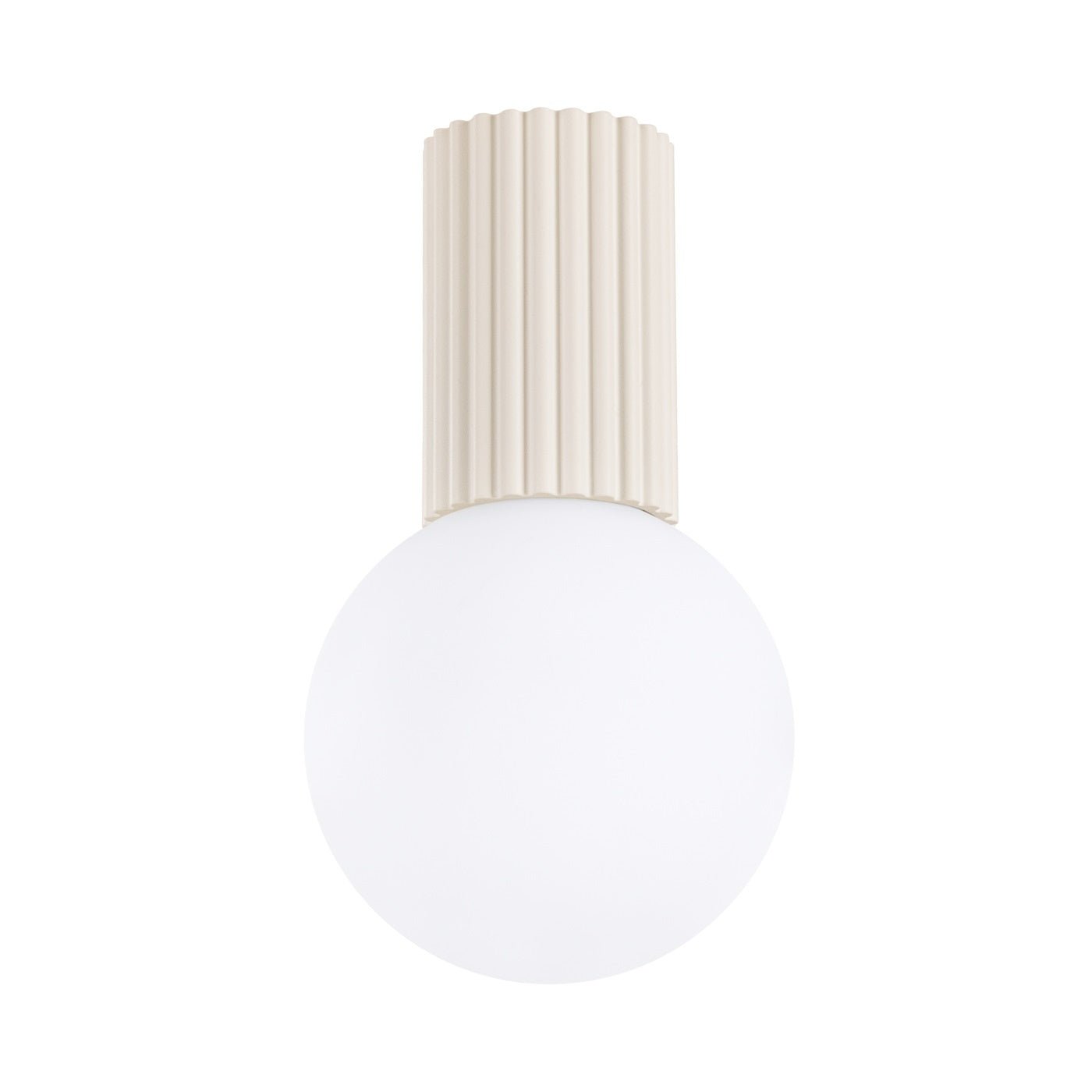 Plafond "HALO" (IP44) – Deckenleuchte in Beige | Dexity Lichtdesign