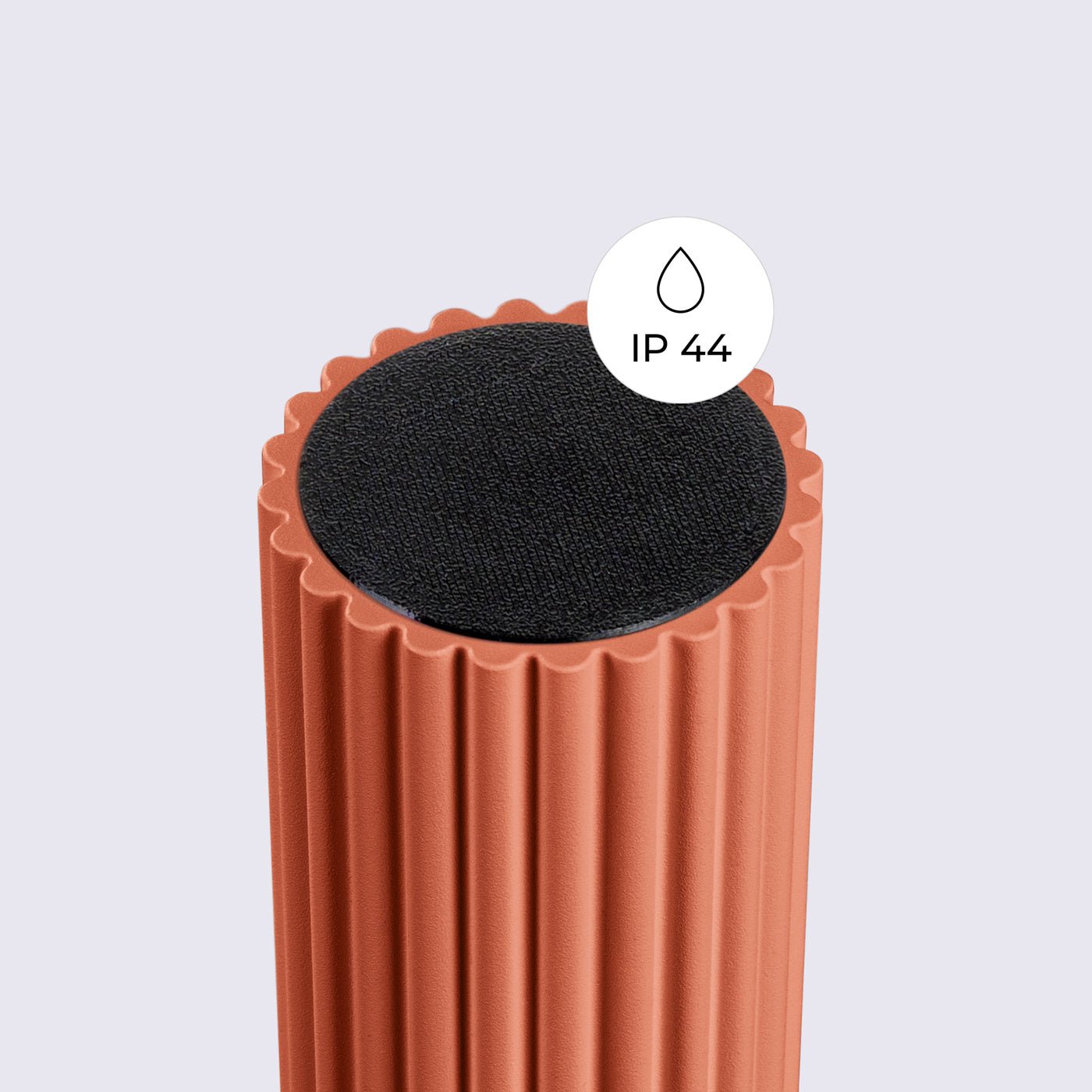 Plafond "HALO" (IP44) – Deckenleuchte in Roter Ocker | Dexity Lichtdesign