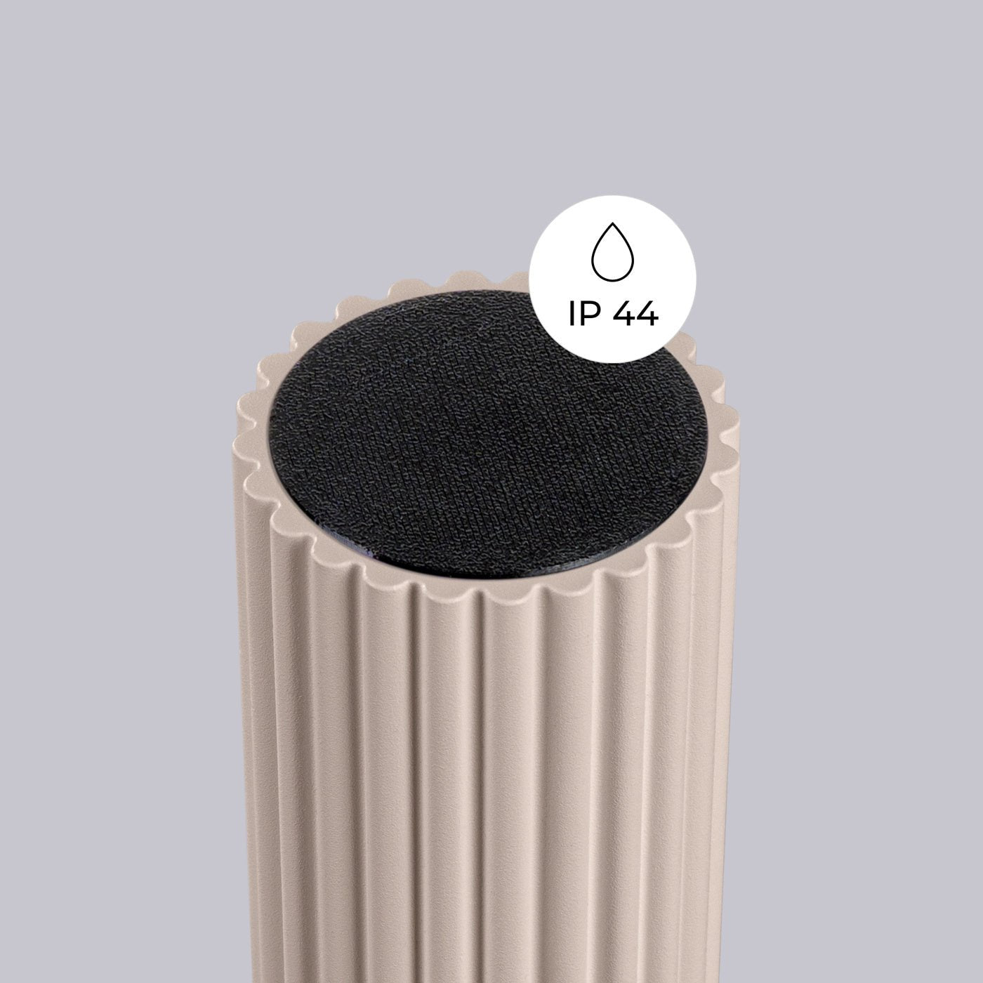 Plafond "HALO" (IP44) – Deckenleuchte in Taupe | Dexity Lichtdesign