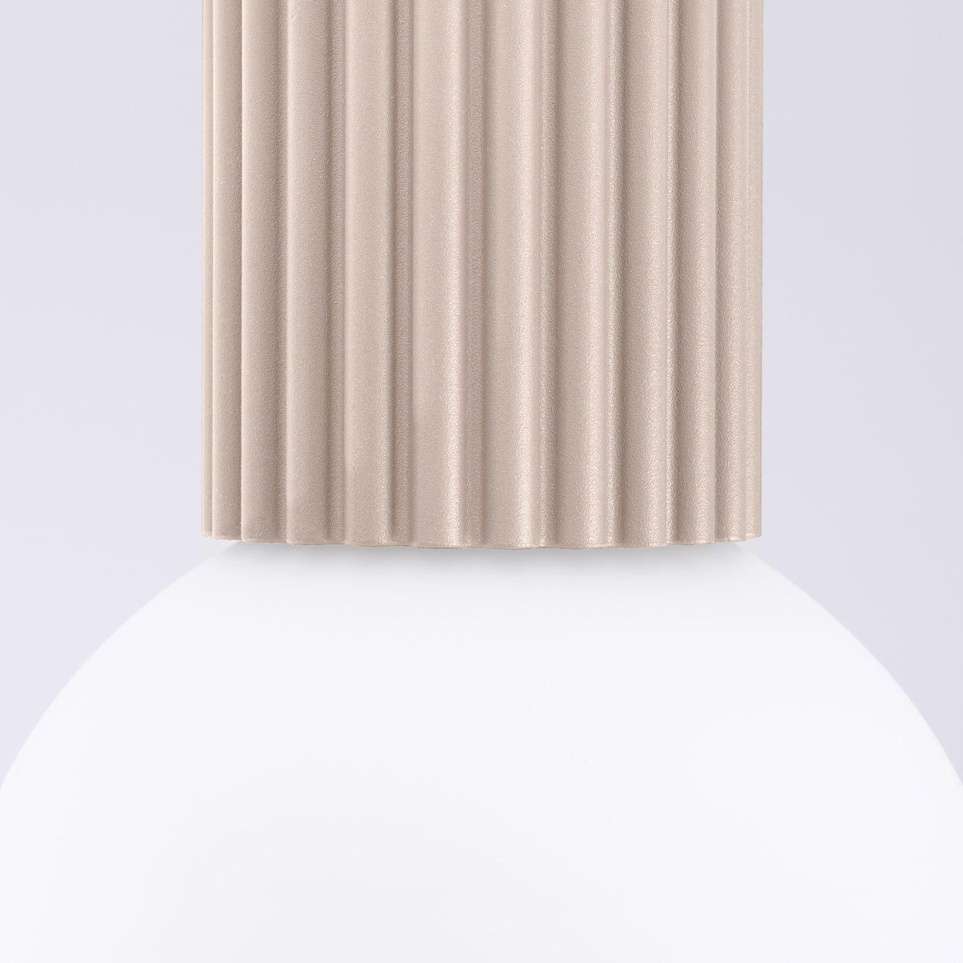 Plafond "HALO" (IP44) – Deckenleuchte in Taupe | Dexity Lichtdesign