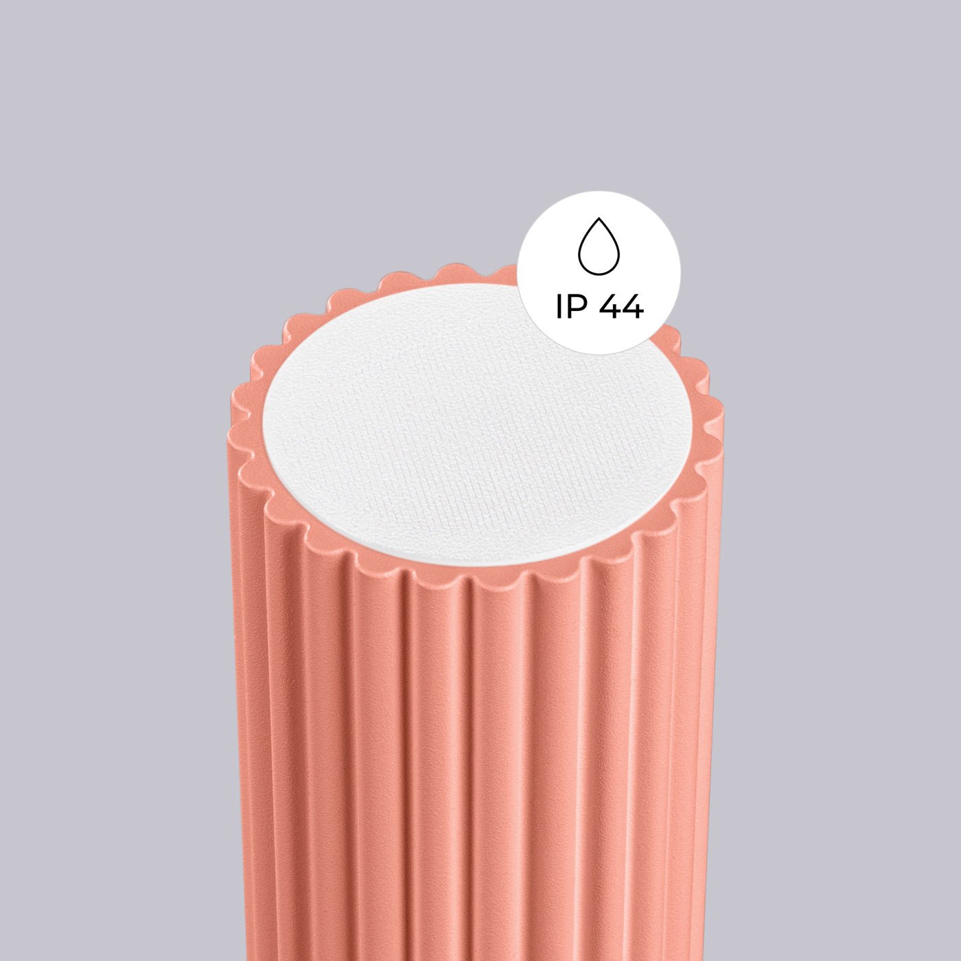 Plafond "HALO" (IP44) – Deckenleuchte in Apricot | Dexity Lichtdesign