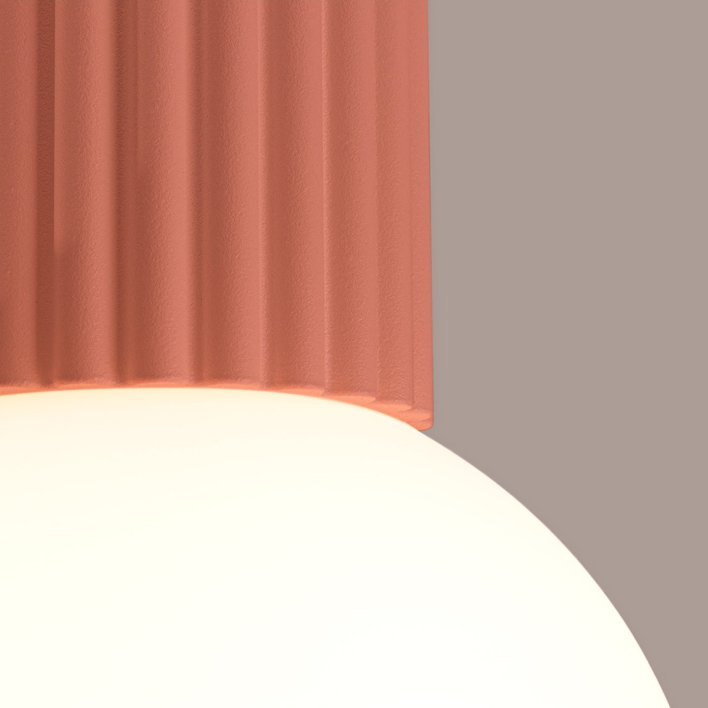Plafond "HALO" (IP44) – Deckenleuchte in Apricot | Dexity Lichtdesign