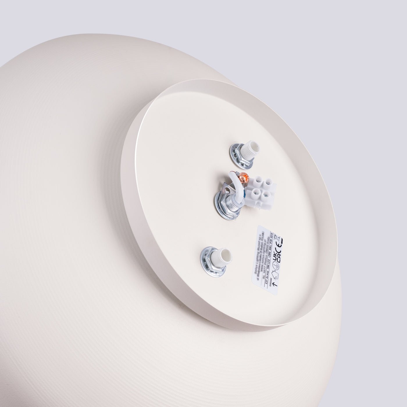 Plafond "OMIQ" – Deckenleuchte in Beige | Dexity Lichtdesign