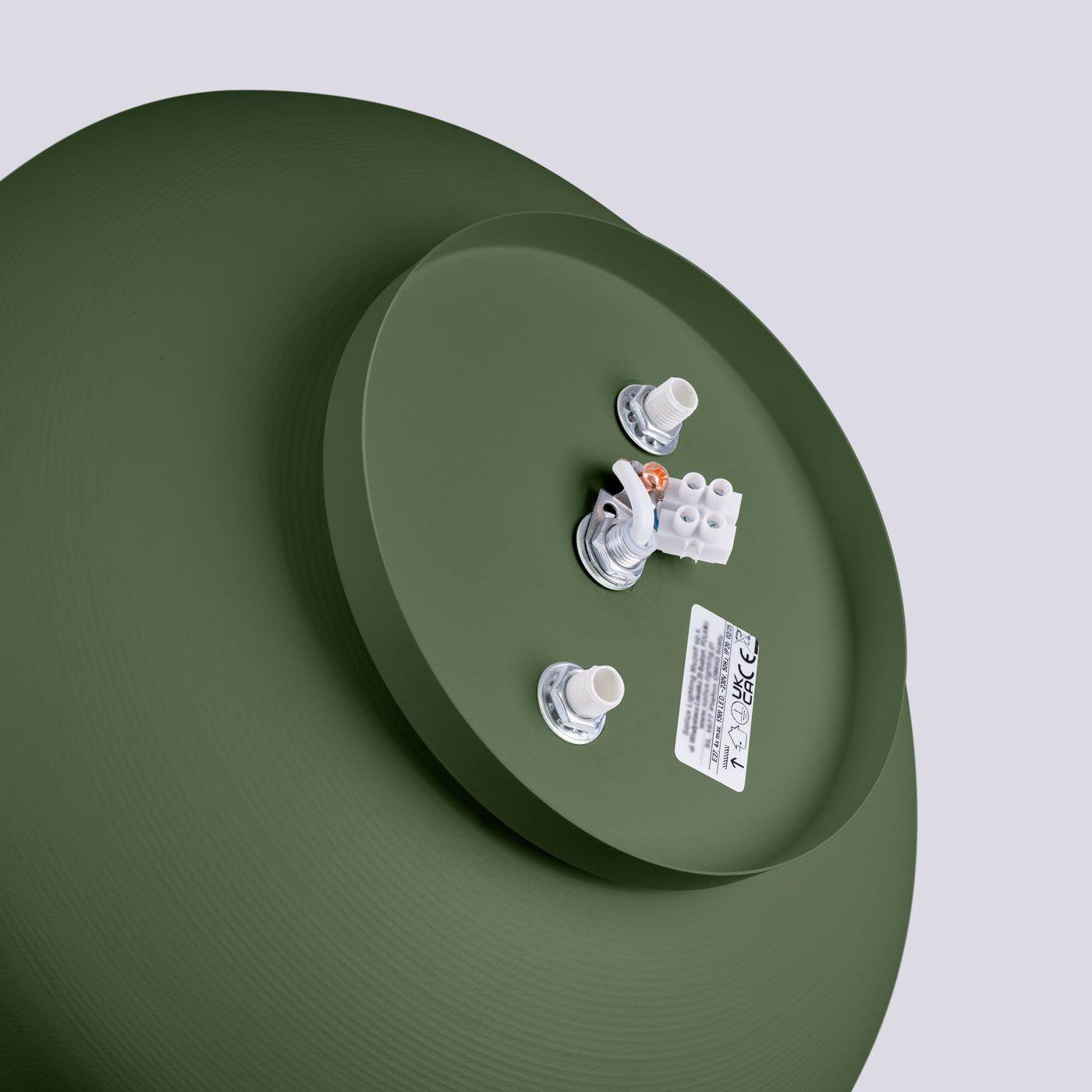 Plafond "OMIQ" – Deckenleuchte in Olivgrün | Dexity Lichtdesign