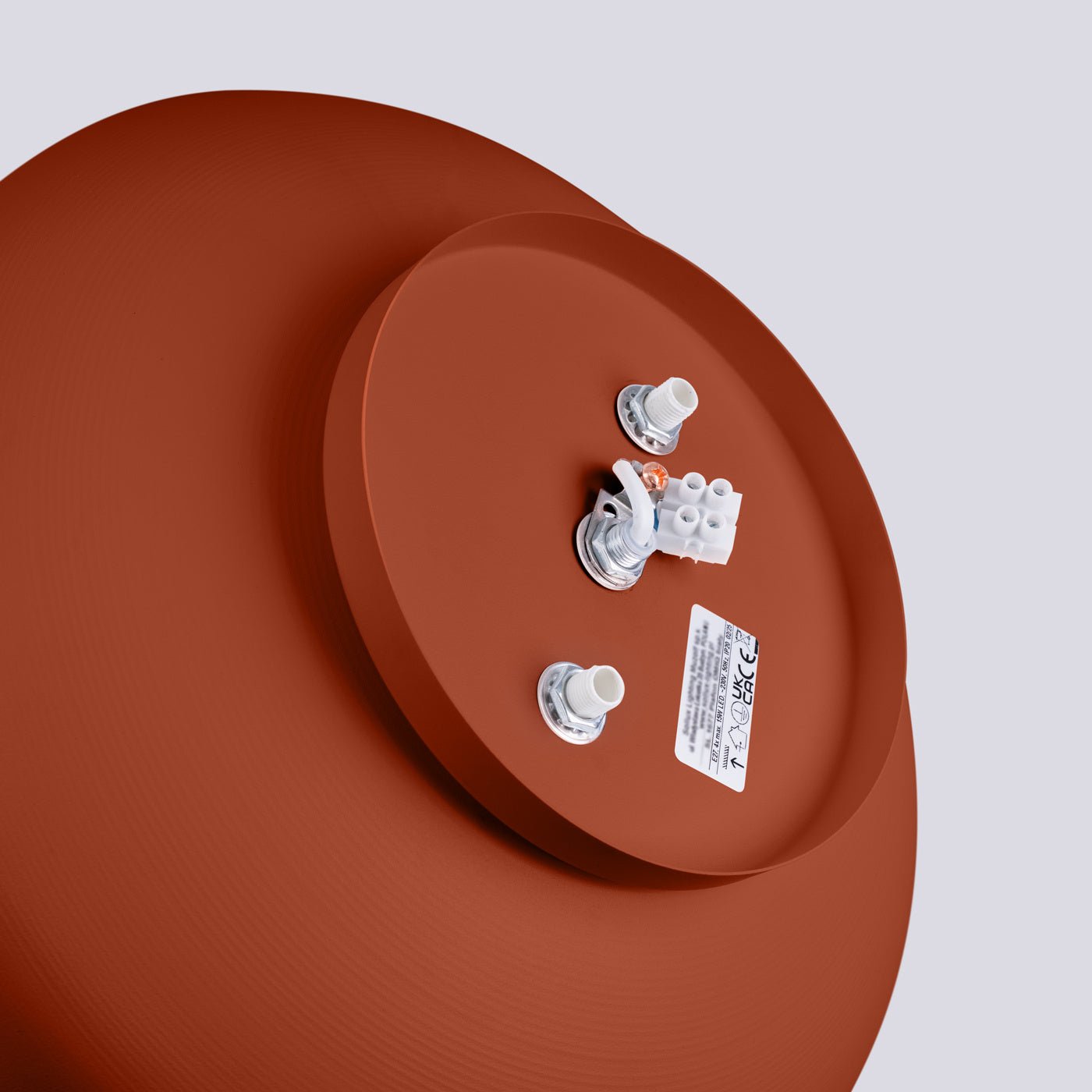 Plafond "OMIQ" – Deckenleuchte in Roter Ocker | Dexity Lichtdesign