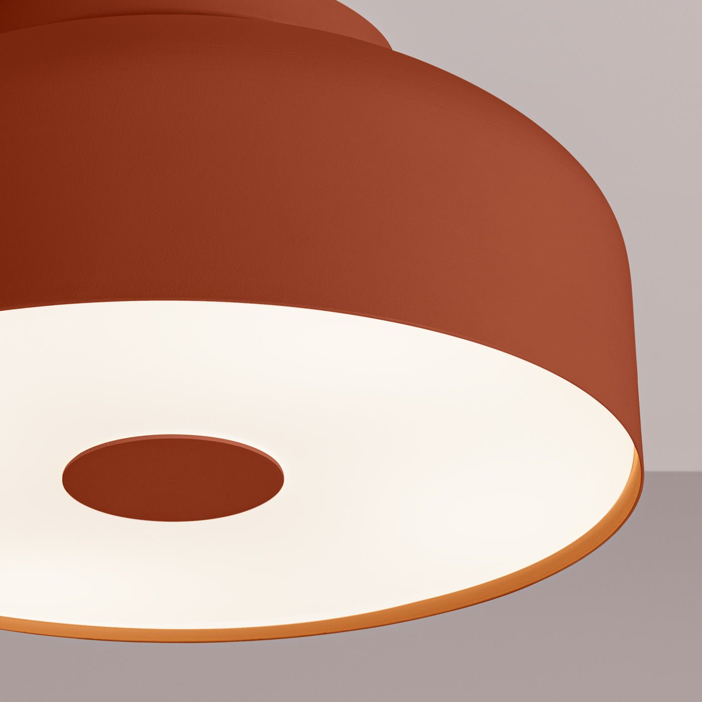 Plafond "OMIQ" – Deckenleuchte in Roter Ocker | Dexity Lichtdesign